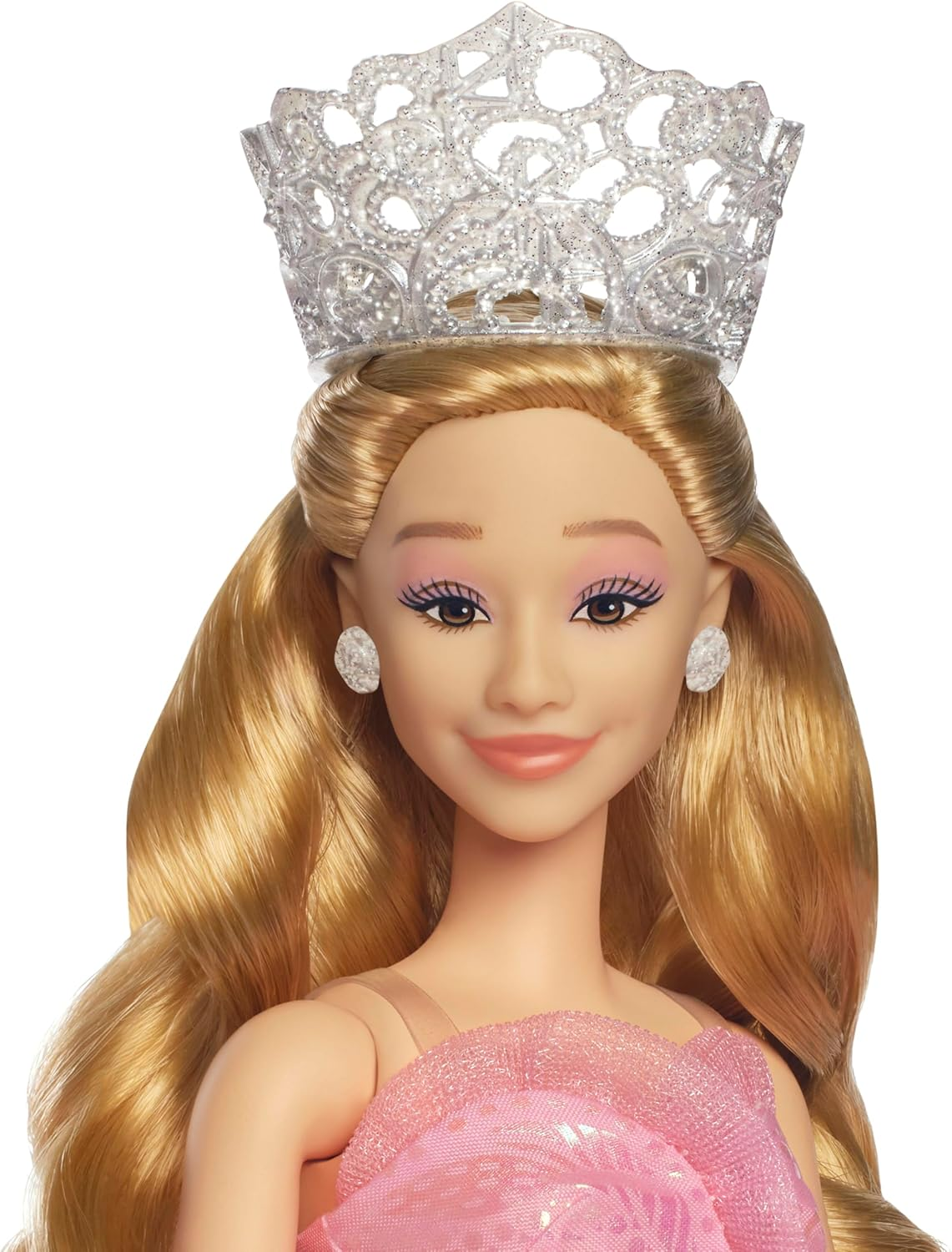 Mattel Universal Wicked Deluxe Glinda Fashion Doll & Accessories Including Crown & Scepter, Movie-Inspired Look with Posability image number 2
