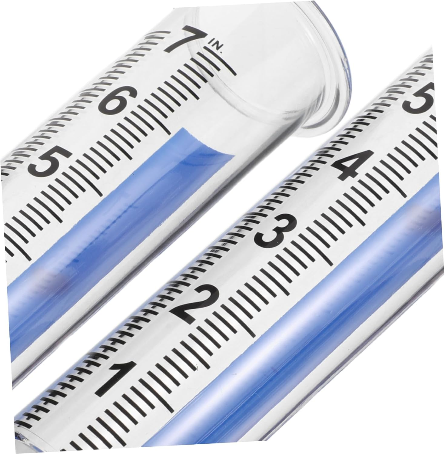 UPKOCH 4PCS Plastic Rain Gauge Replacement Tubes with Scale Crack-Resistant Outdoor Rain Measurement Tool for Garden Lawn Greenhouse School Weather Science and Irrigation Use image number 6