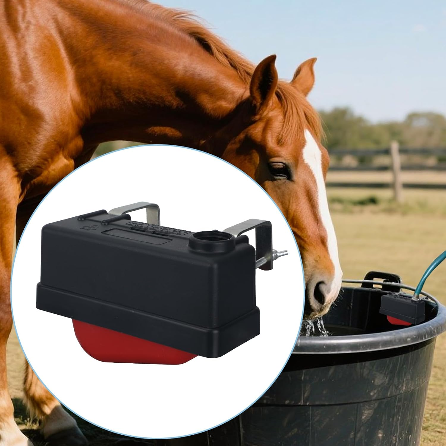 Lasuroa 2Pcs Stock Water Tank Float Valve, Automatic Water Trough Float Valve Level Control for Autofill Livestock Waterer Pond Pools Hydroponics Aquarium image number 6