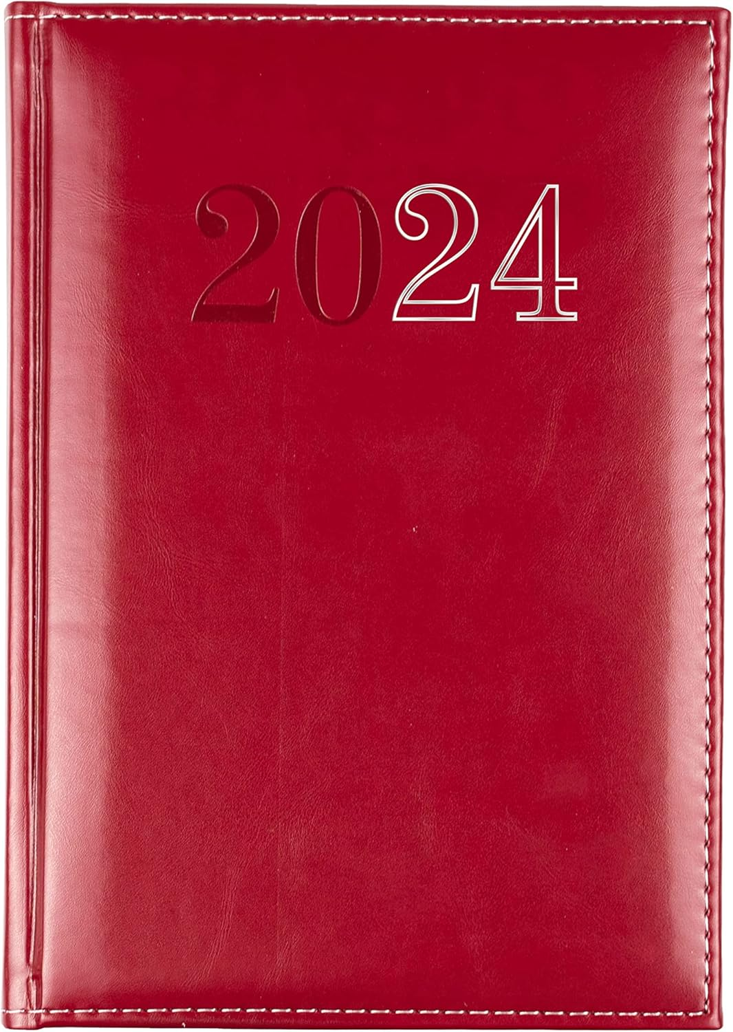 Collins Chelsea 2024 Diary A5 Week to View Business Planner - Business Planner and Organiser - January to December 2024 Diary - Weekly - Red - ND53.15-24 image number 1