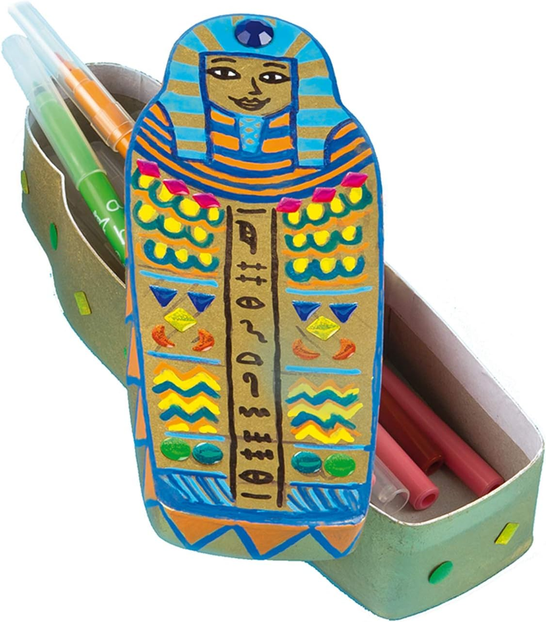 Baker Ross EV729 Pencil Box, 20Cmx7Cmx4Cm, White 3 Pack image number 2