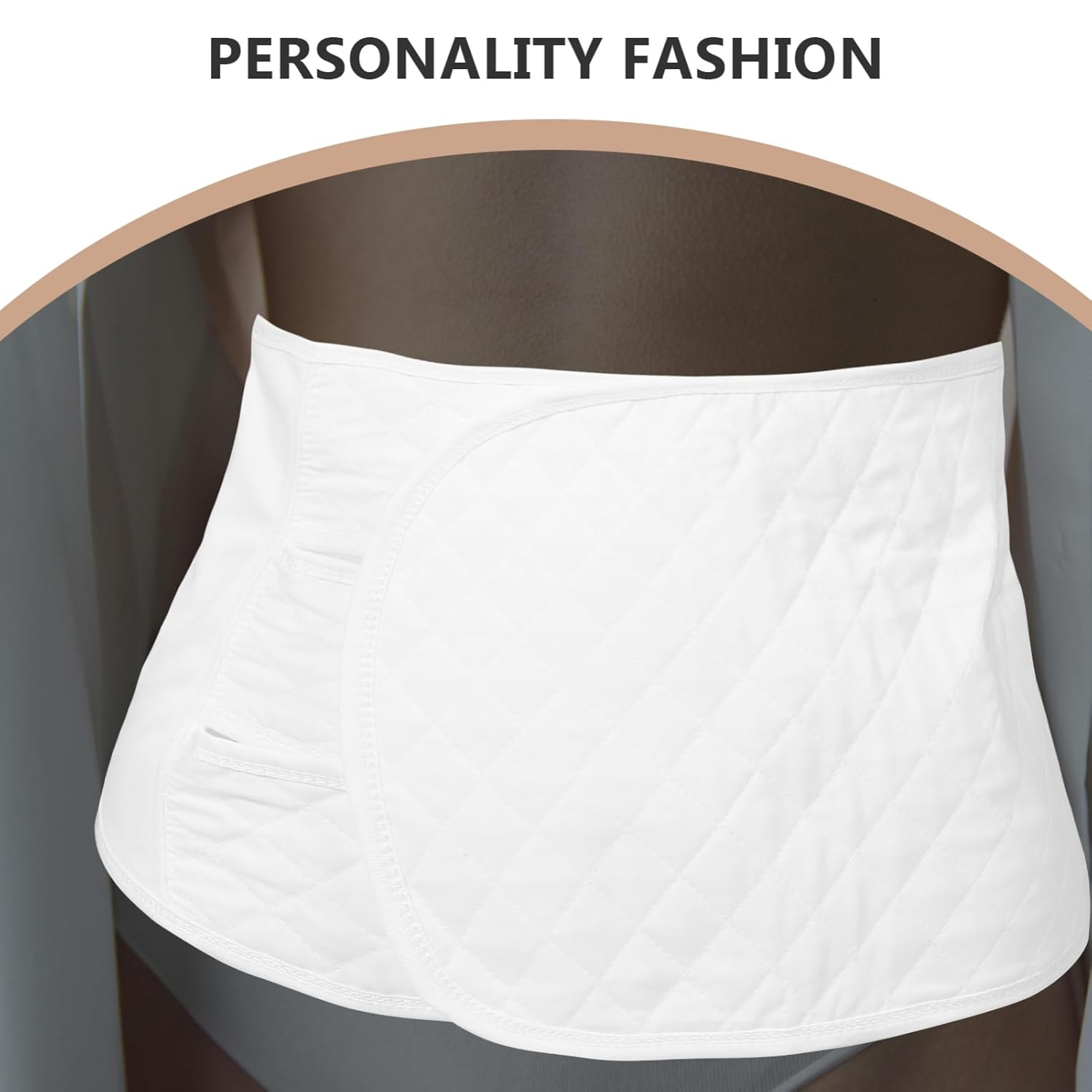 INOOMP Adjustable Maternity Support Belt Pregnancy Belly Band Waist Trainer for Women Comfortable Breathable Lumbar Support image number 2