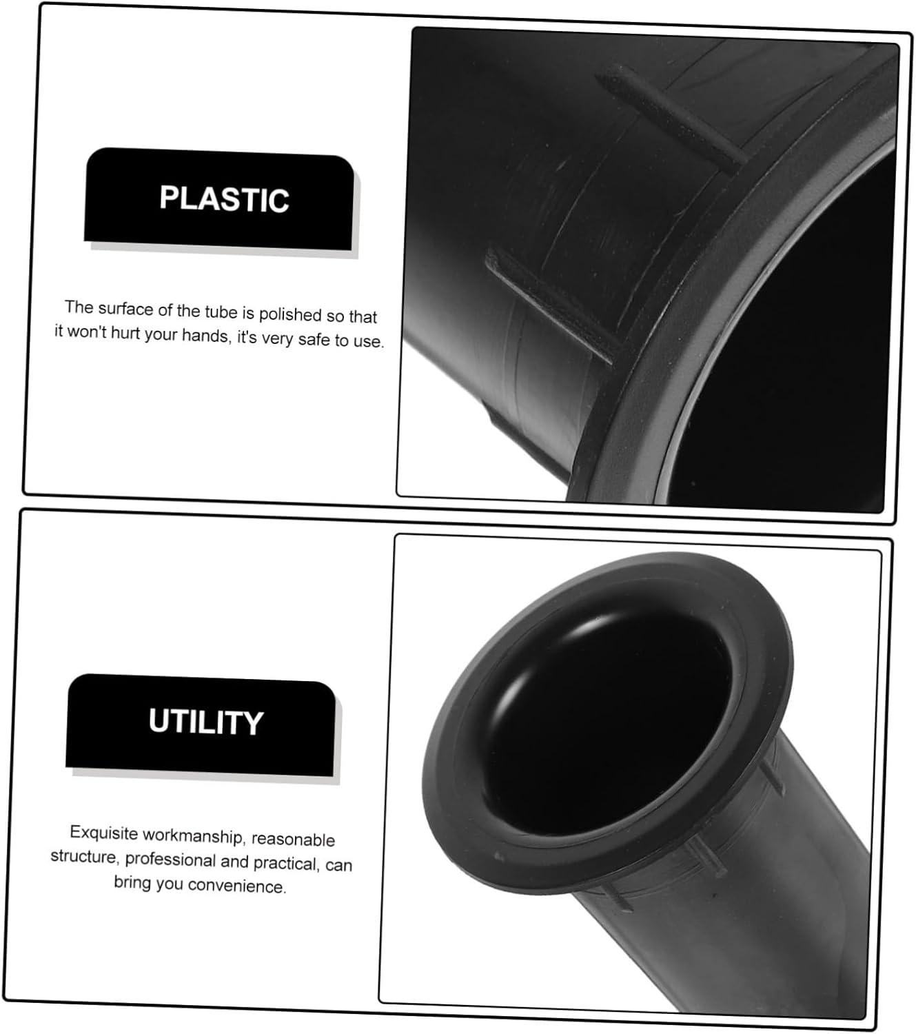 Gadpiparty 12 PCS Plastic Speaker Port Tube Woofer Box Accessory for Enhanced Sound Quality Stain Resistant Durable Design for Audio Professionals image number 4