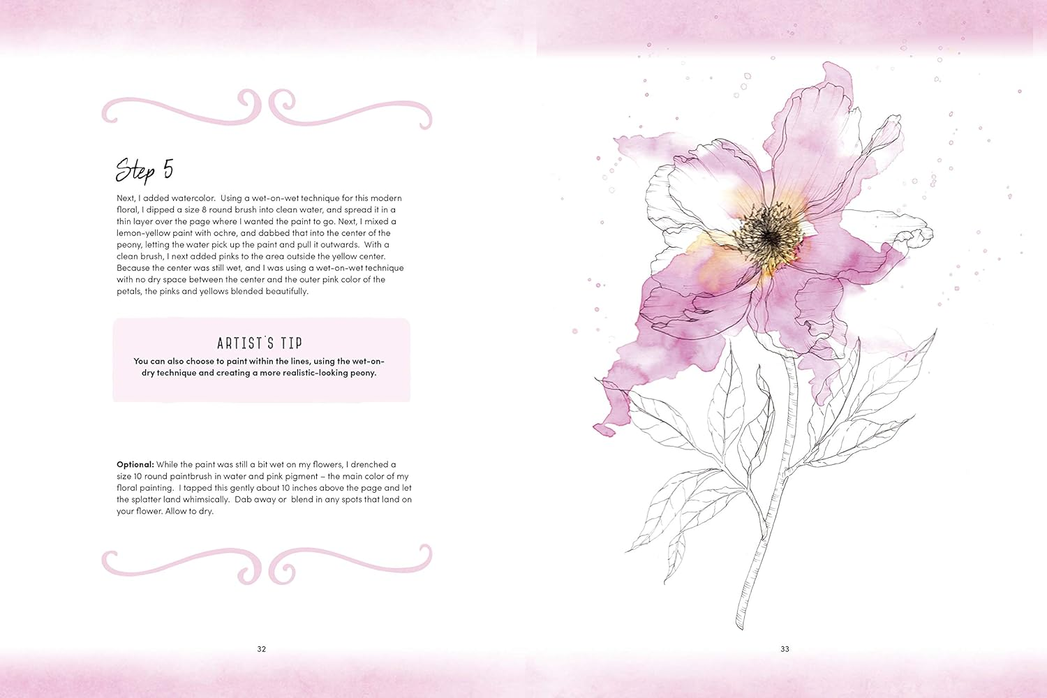 Inking Florals (Illustration Studio): a Step-By-Step Guide to Creating Dynamic Modern Florals in Ink and Watercolor image number 5