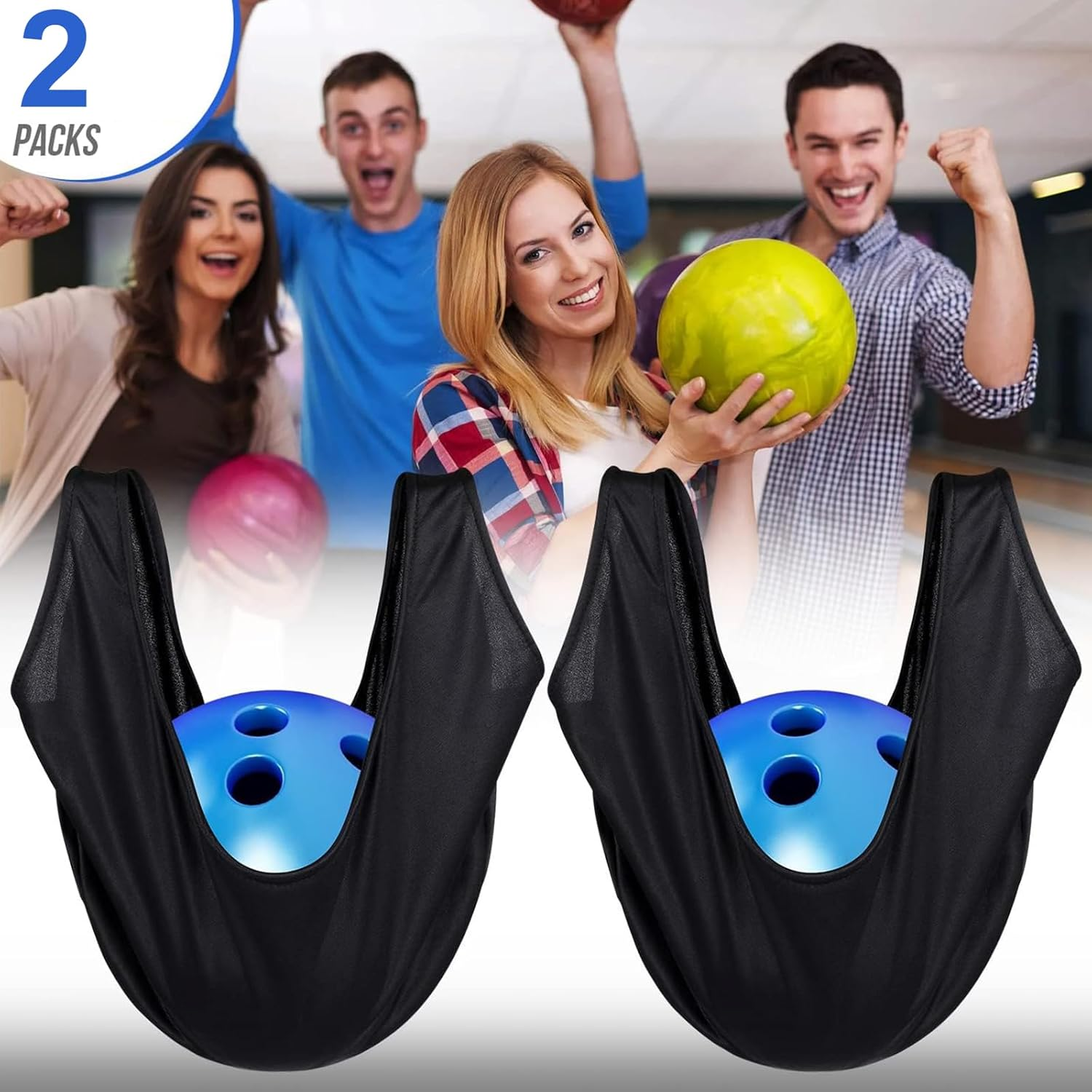 Bowling Ball Cleaning Bag, Bowling Towels Bowling Bowling Cleaner Towel Lightweight High Flexibility Organizer Carrier Portable Bowling Polisher Bag image number 1