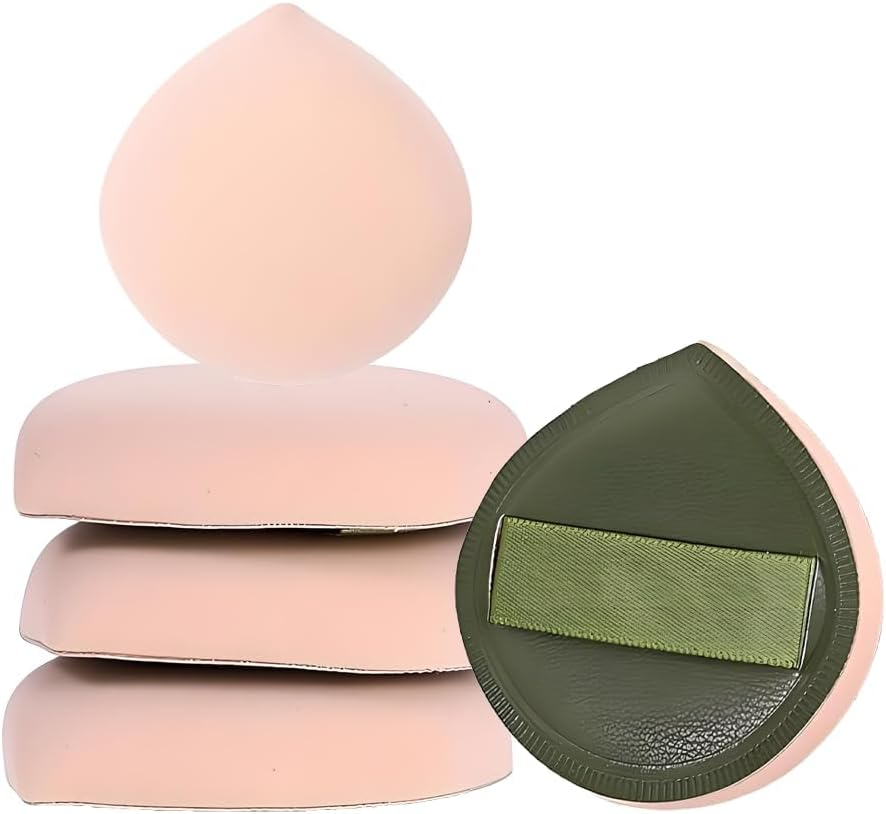 5 Pcs Beauty Blender Makeup Sponges for Foundation Powder Puff,Korean Makeup Sponge, Designed for Contouring,Eye and Corner,Travel Size Beauty Tools image number 2