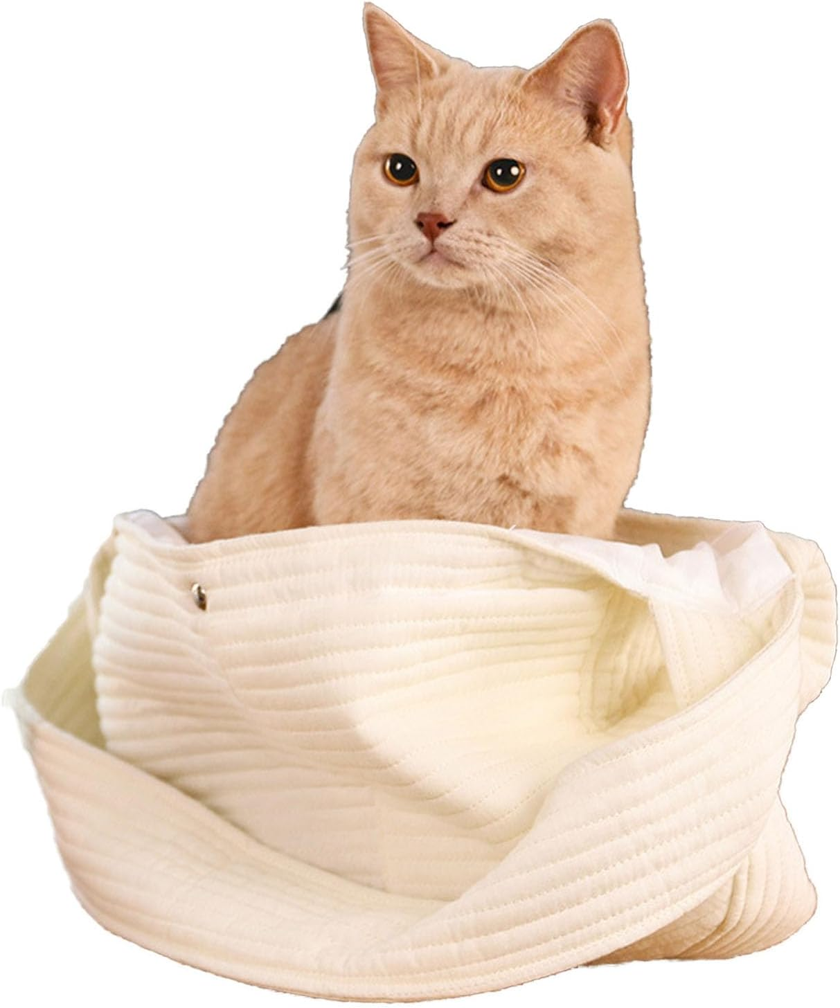 Cat Sling Carrier, Large Space Cat Carrying Bag Comfortable Multifunction for Travel image number 2