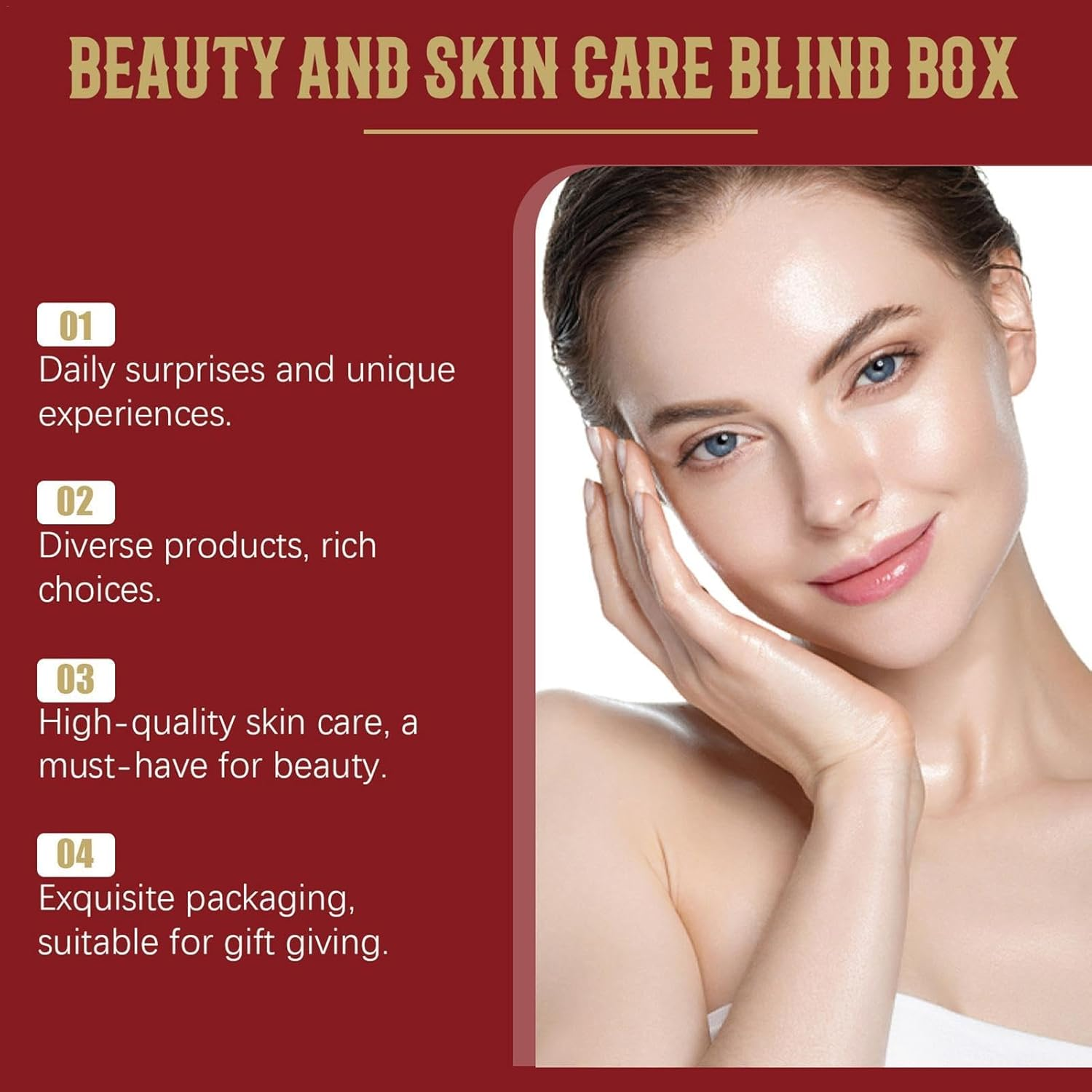 Makeup Advent Calendar 2024, Beauty Advent Calendar 2024,Skincare Advent Calendars, 24 Days Christmas Makeup Countdown Calendar Box image number 5