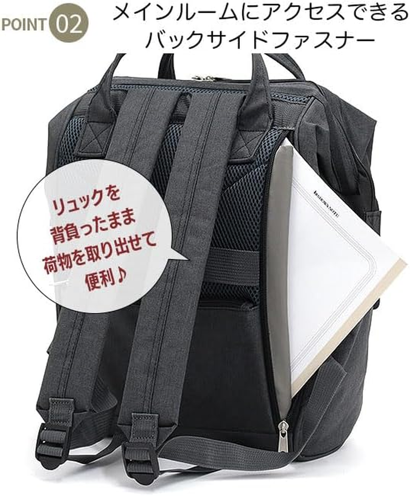 Anello ATB4682 (CB-HEATHER Rucksack) Base - Bk image number 7