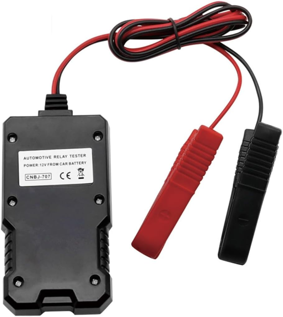 Electronic Automotive Relay Tester 12V, Car Battery Diagnostic Checker Tools with Clips for Auto Repairing image number 2