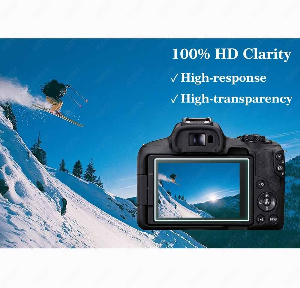 Screen Protector for Canon EOS R50 EOS R8 EOSR50 EOSR8 Camera, ULBTER 9H Tempered Glass Edge to Edge Protection,Anti-Scrach Anti-Fingerprint Anti-Bubble [3 Pack] image number 2