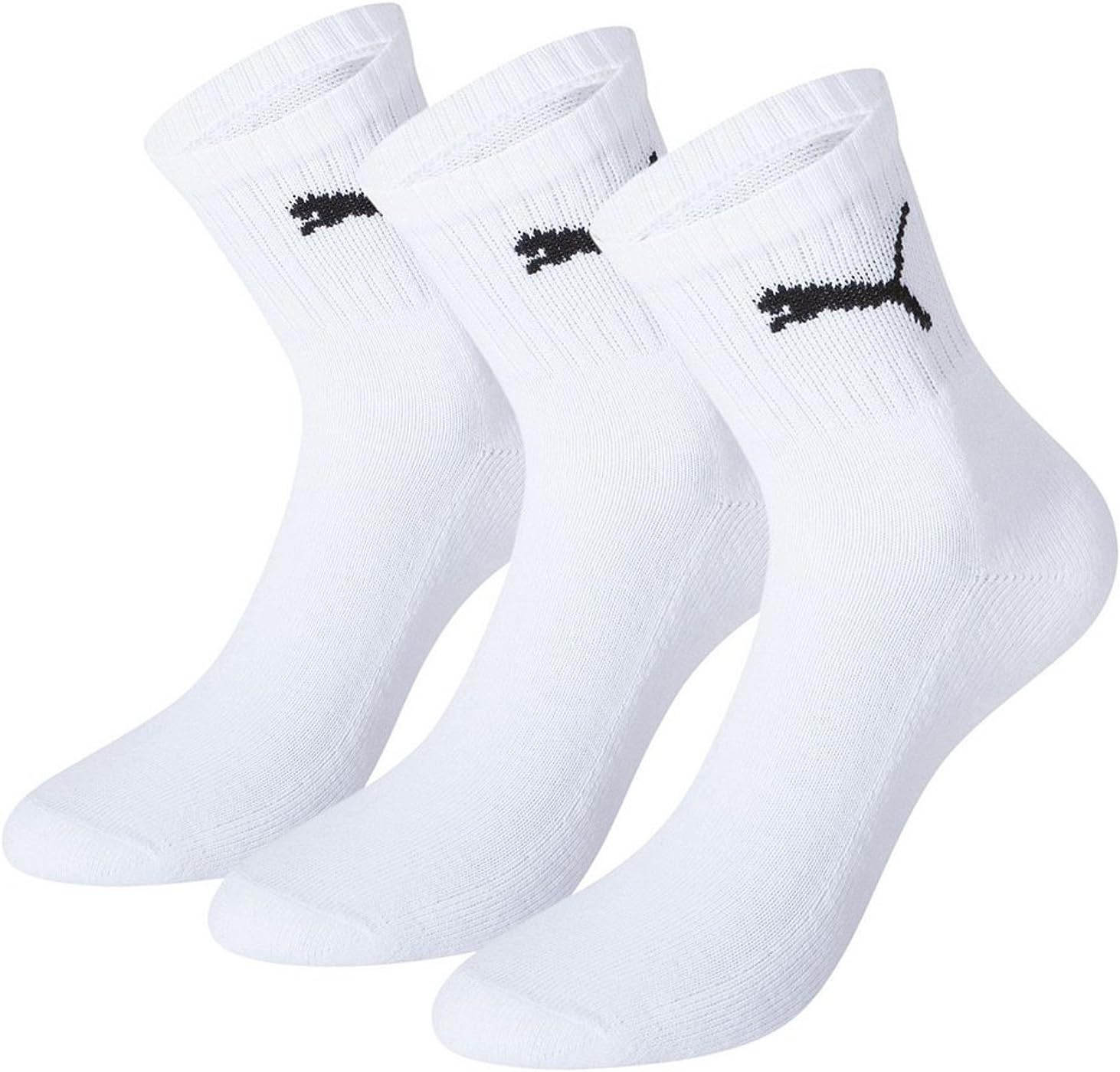 PUMA Unisex Adult'S Short Crew Socks (3 Pack)