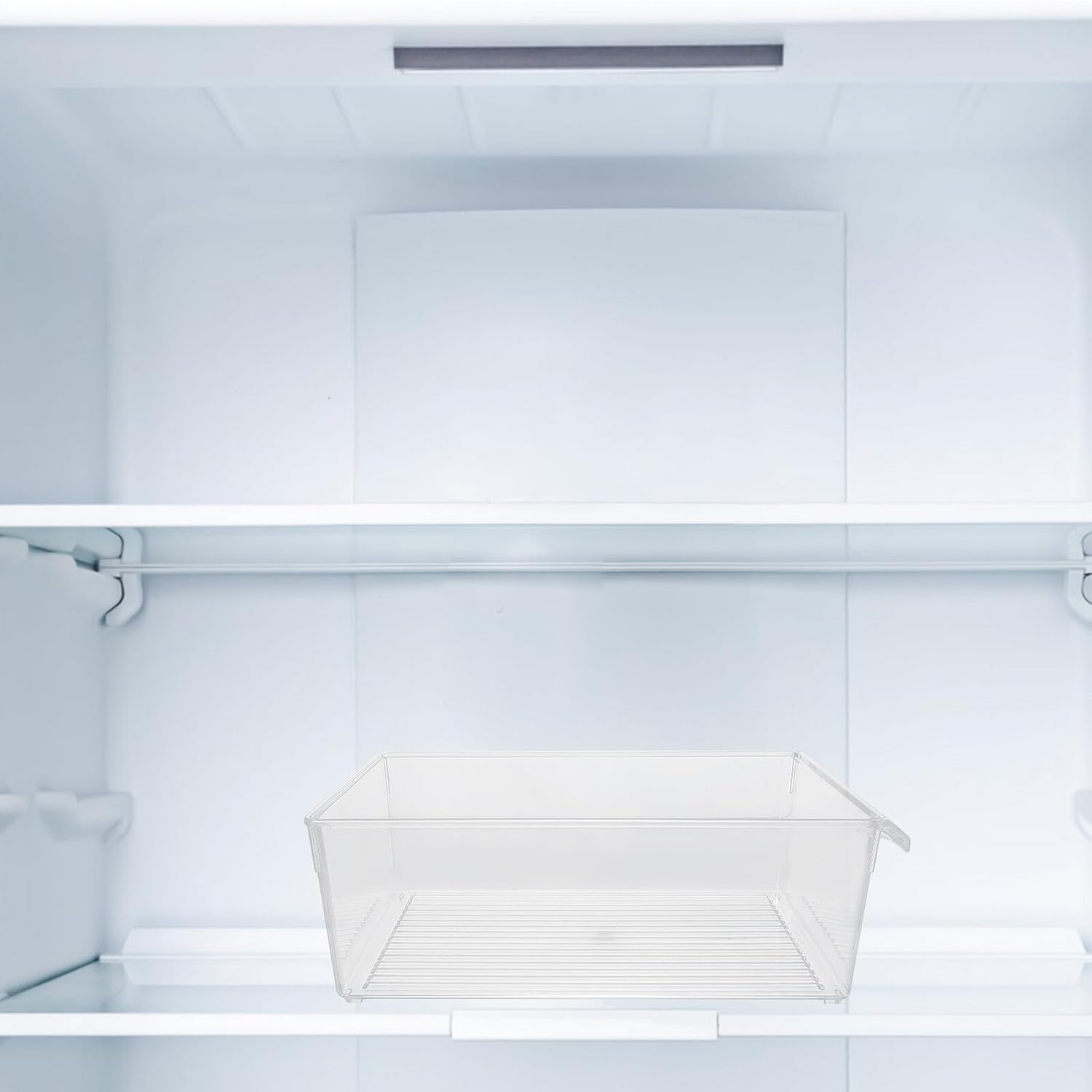 GARVALON Refrigerator Storage Box Food Grade Beverage Organizer for Fruits Vegetables Drinks Stackable Kitchen Pantry Container image number 4