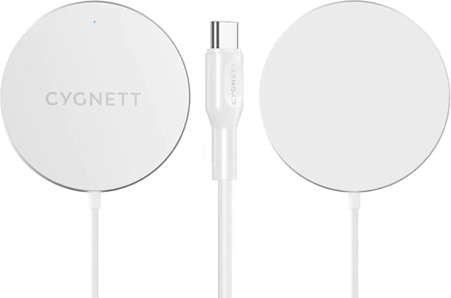 Cygnett 15W Magnetic Wireless Charging Cable, White, 1.2 Meter image number 3