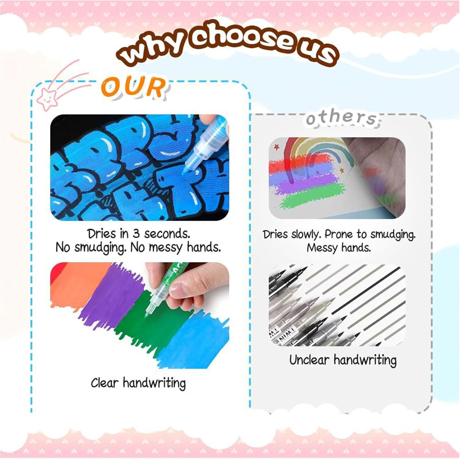 Nail Polish Pens - Quick-Drying Waterproof Fine Tip,0.5Mm Nail Doodle Pens Painting Tools - for Women Kids Teens Adults Beginners Drawing Painting Dotting Crafts Salon Home