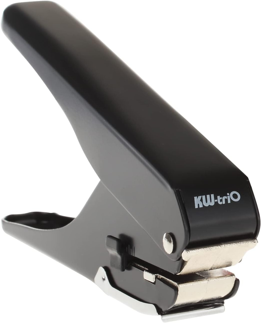 Nurdo Heavy-Duty Slot Metal Single Hole Puncher 1-Hole Paper Punch 10 Sheet Capacity for ID Card PVC Photo Slot and Paper Chipboard Art Project Documents Office School Home Supplies image number 1