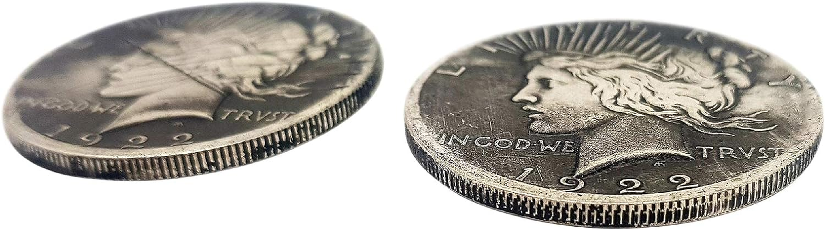 Two Face 2 Sided Coin W/Scratch Prop Harvey Dent for Batman Costume Cosplay image number 1