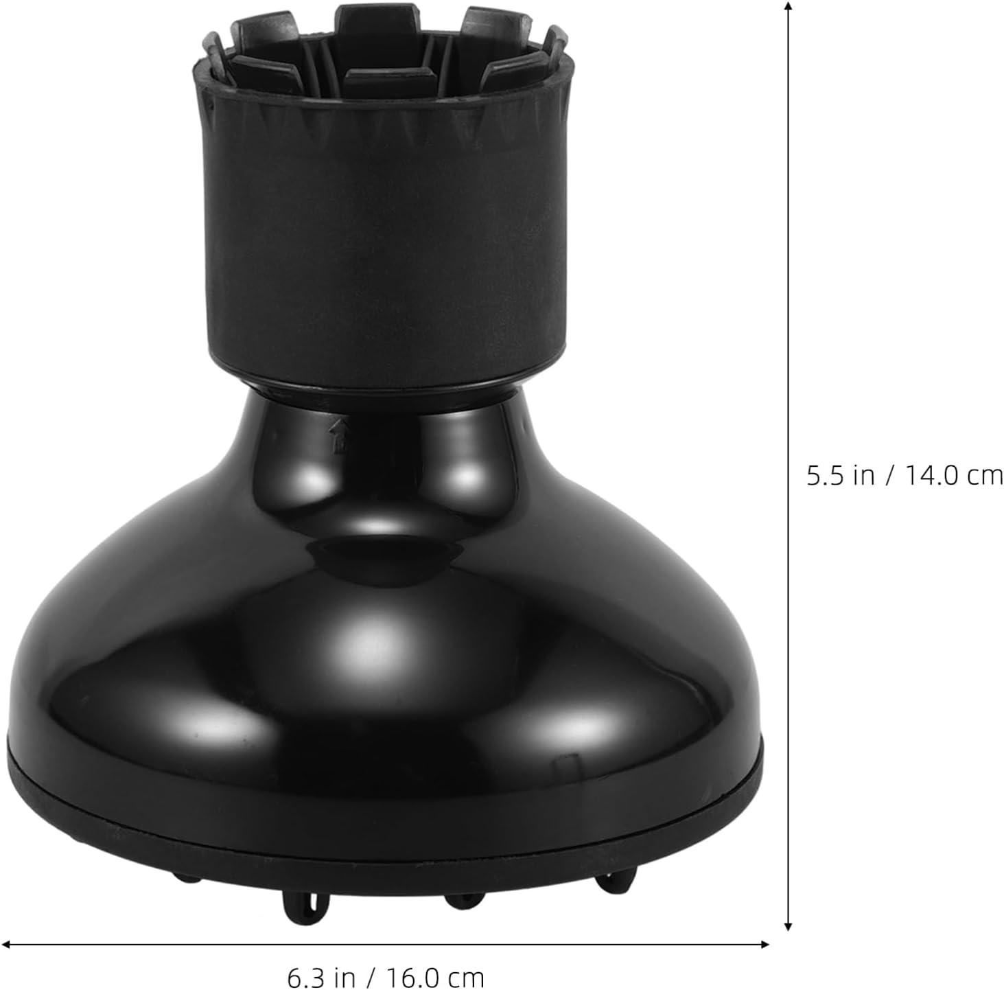 VICASKY Blow Dryer Diffuser Cap Curl Diffuser Hair Dryer Attachment Travel Easy to Clean - White image number 3