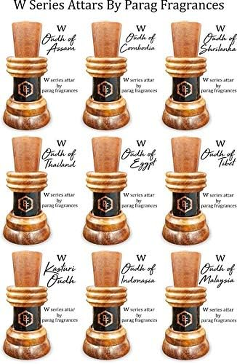 Parag Fragrances (W Series Attar) Oudh Mukhallat Bhapka Processed Attar for Men 6Ml / 0% Alcohol/Best Attar for Winter (Long Lasting and Chemical Free Natural Agarwood Attar)