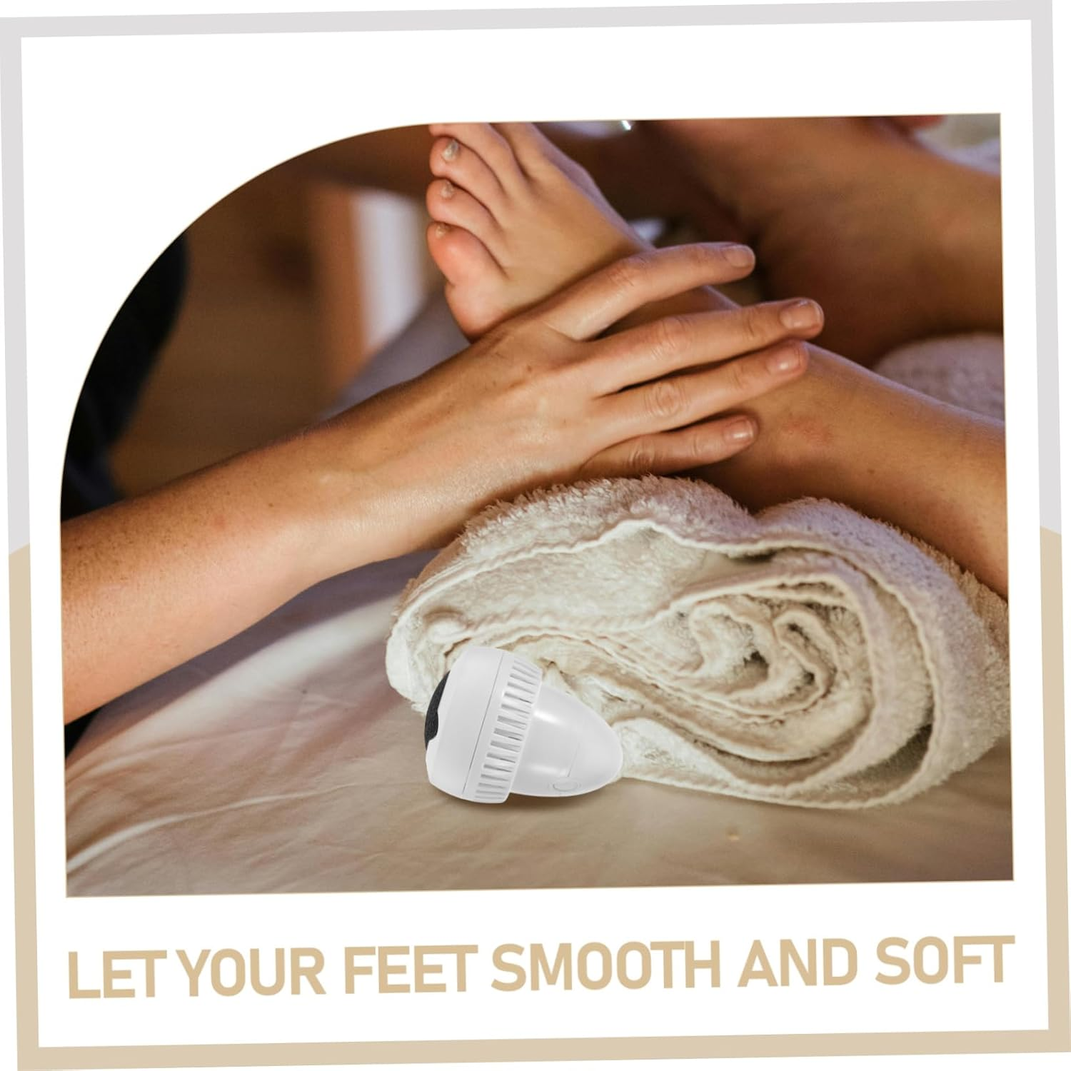 WOONEKY Electric Foot Grinder Callus Remover Foot Cleaner Tool for Dead Skin Removal Wireless Charging Scrubber for Shower Pedicure image number 5