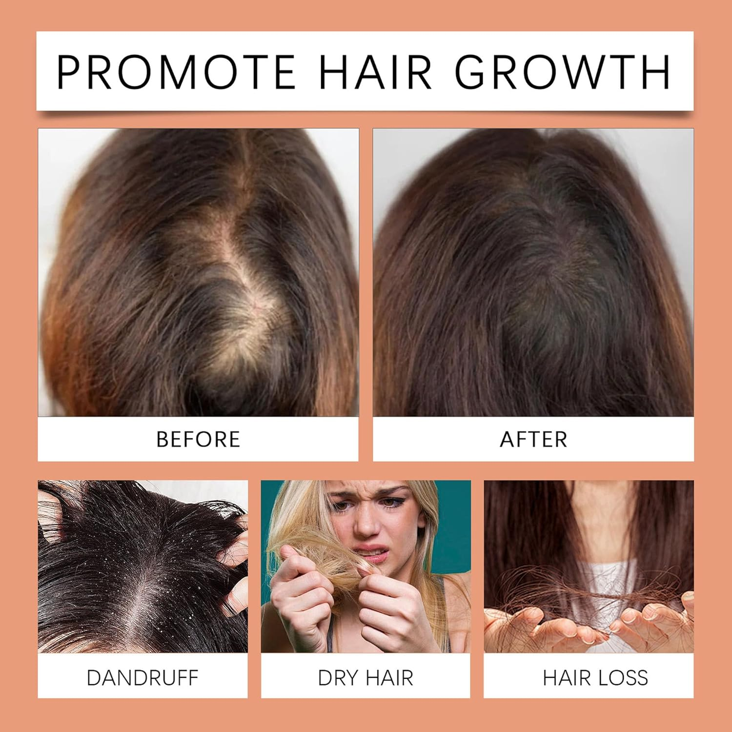 Hair Oil 50Ml Lightweight Moisturizing Serum for Dry, Frizzy & Damaged Hair | Frizz Control, Split End Treatment & Scalp Nourishment image number 1