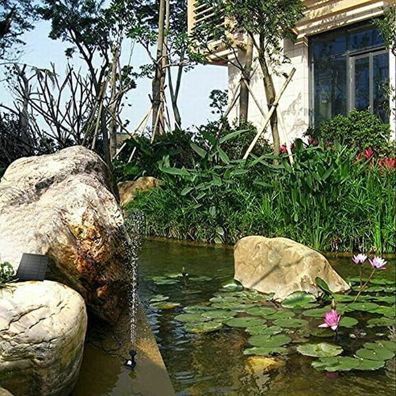 1.5W 2W Solar Powered Water Fountain Pump Bird Bath Pond Pool Garden (1.5W 200L/H) image number 5