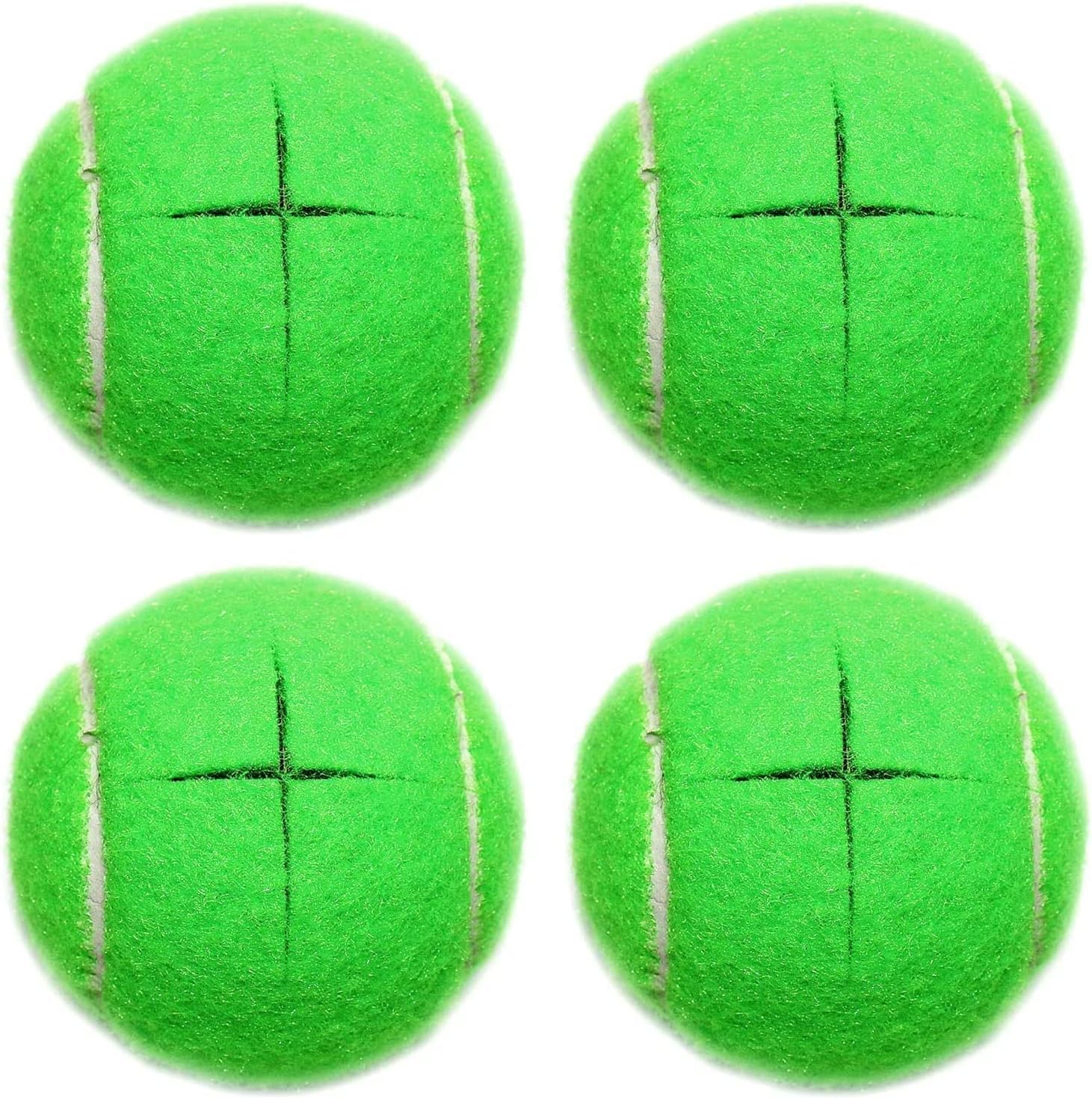 URBEST Walker Tennis Balls 4Pcs Precut Heavy Duty Tennis Balls for Walkers, Pre Cut, Blue