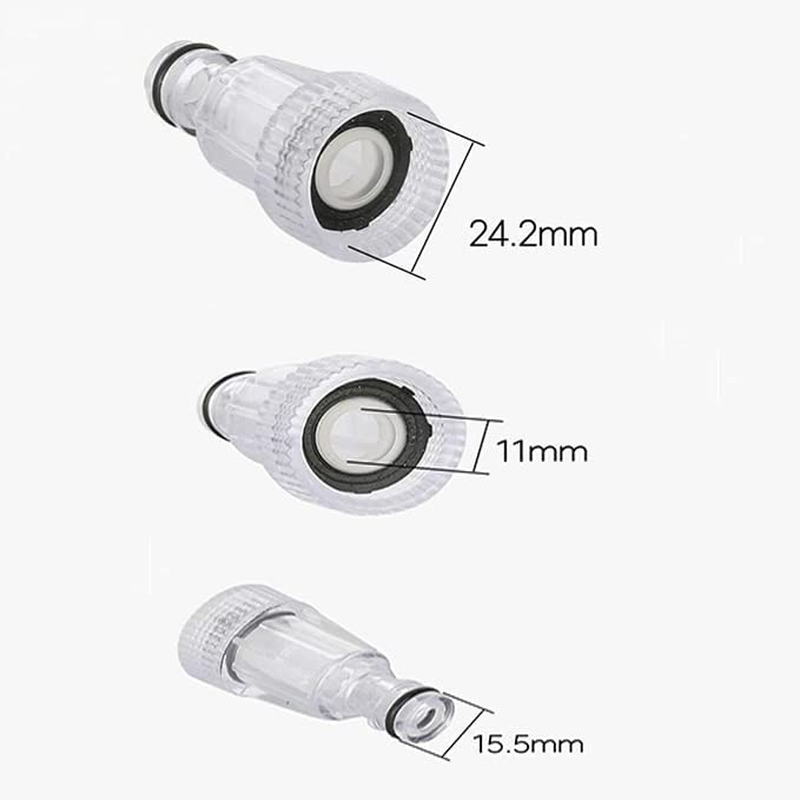2Pcs 3/4" Plastic Pressure Washer Water Filter Replacement Tool for Connectorsmesh Screen