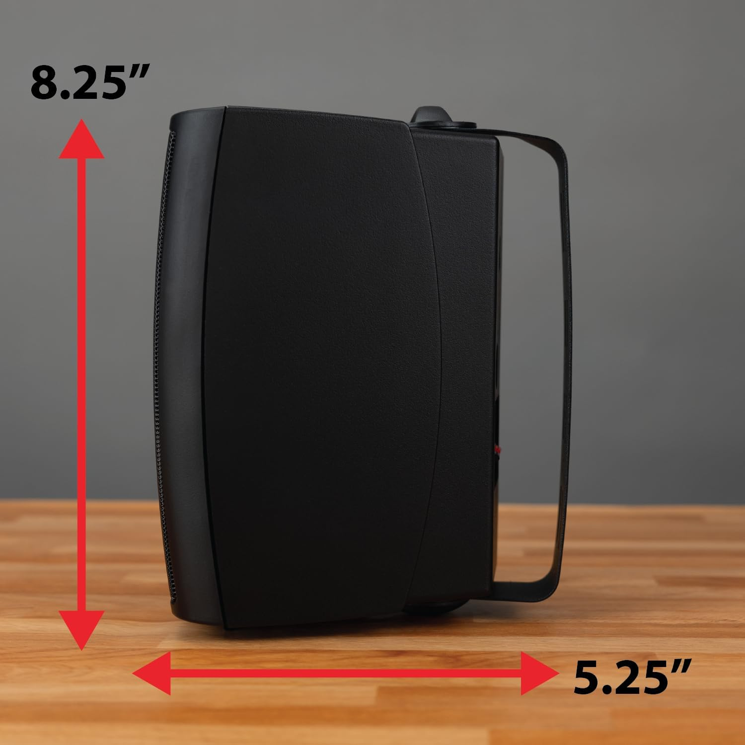 Dual Electronics LU43PB 4 Inch 3-Way High Performance Indoor, Outdoor & Bookshelf Studio Monitor Speakers with Swivel Brackets & 100 Watts Peak Power image number 4