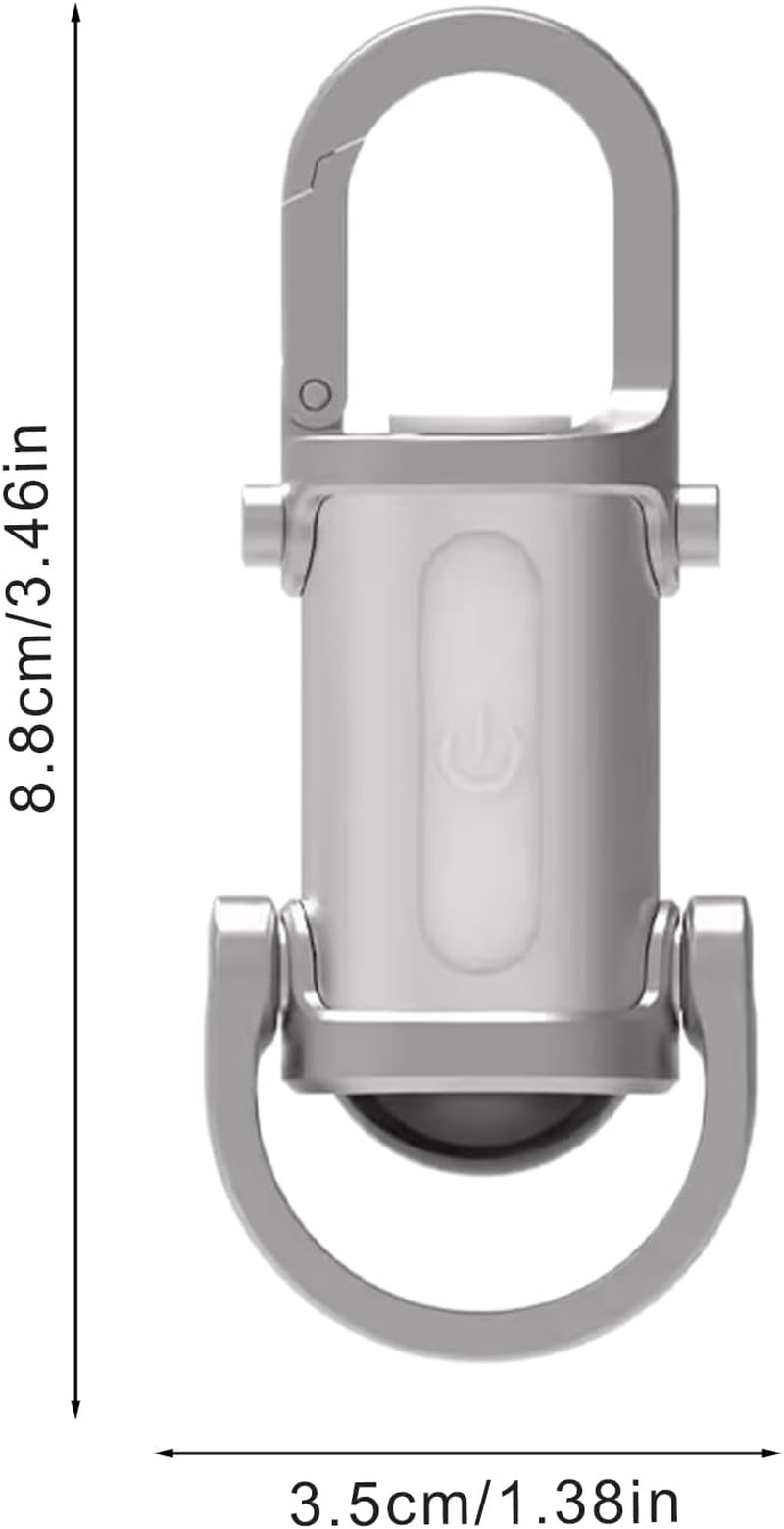 Key Chain Light | Flashlight Rechargeable | USB Rechargeable Torch, Compact Powerful Small Gadgets for Night Survival Outdoor Work Camping