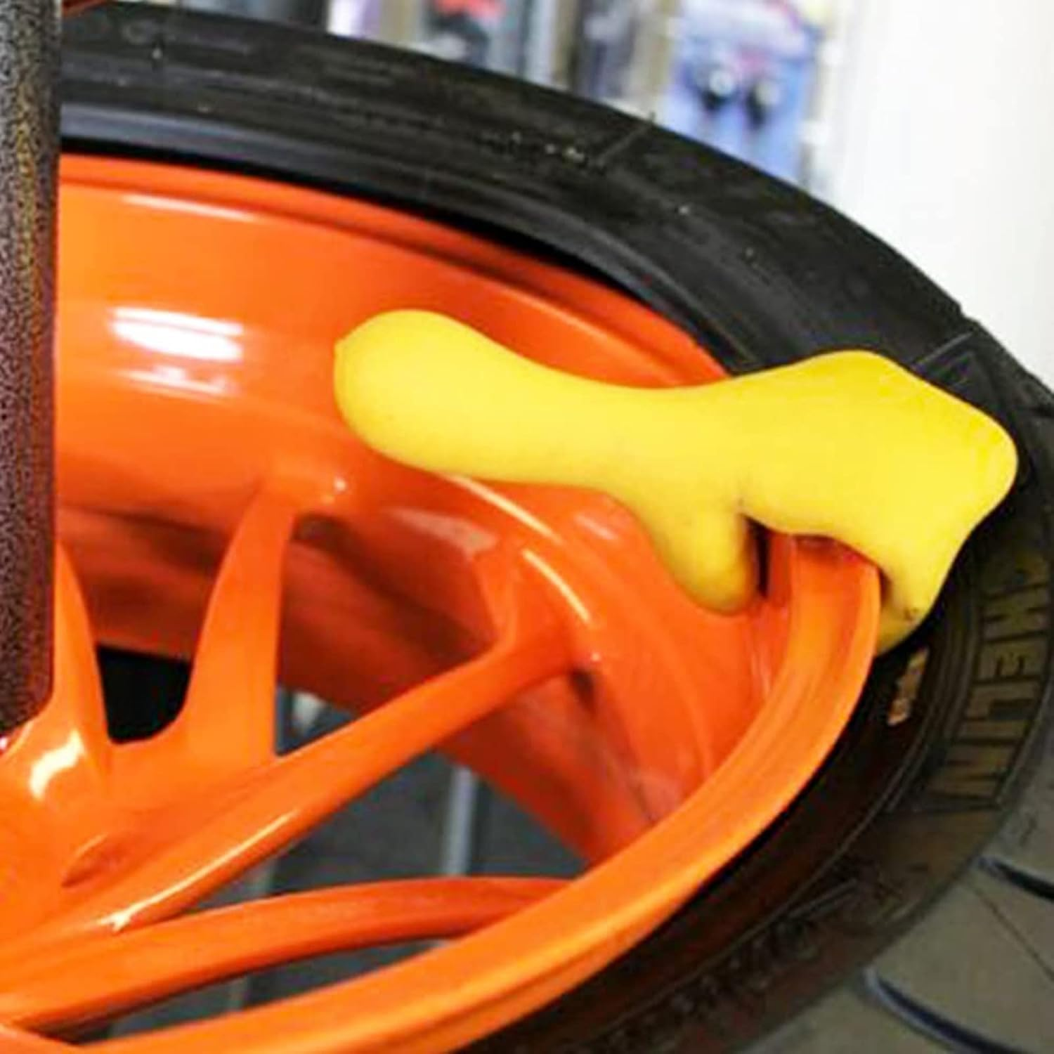 Cast Iron Coated Bead Keeper Bead Retainer Tire Change Tool Yellow Heavy Duty Thing