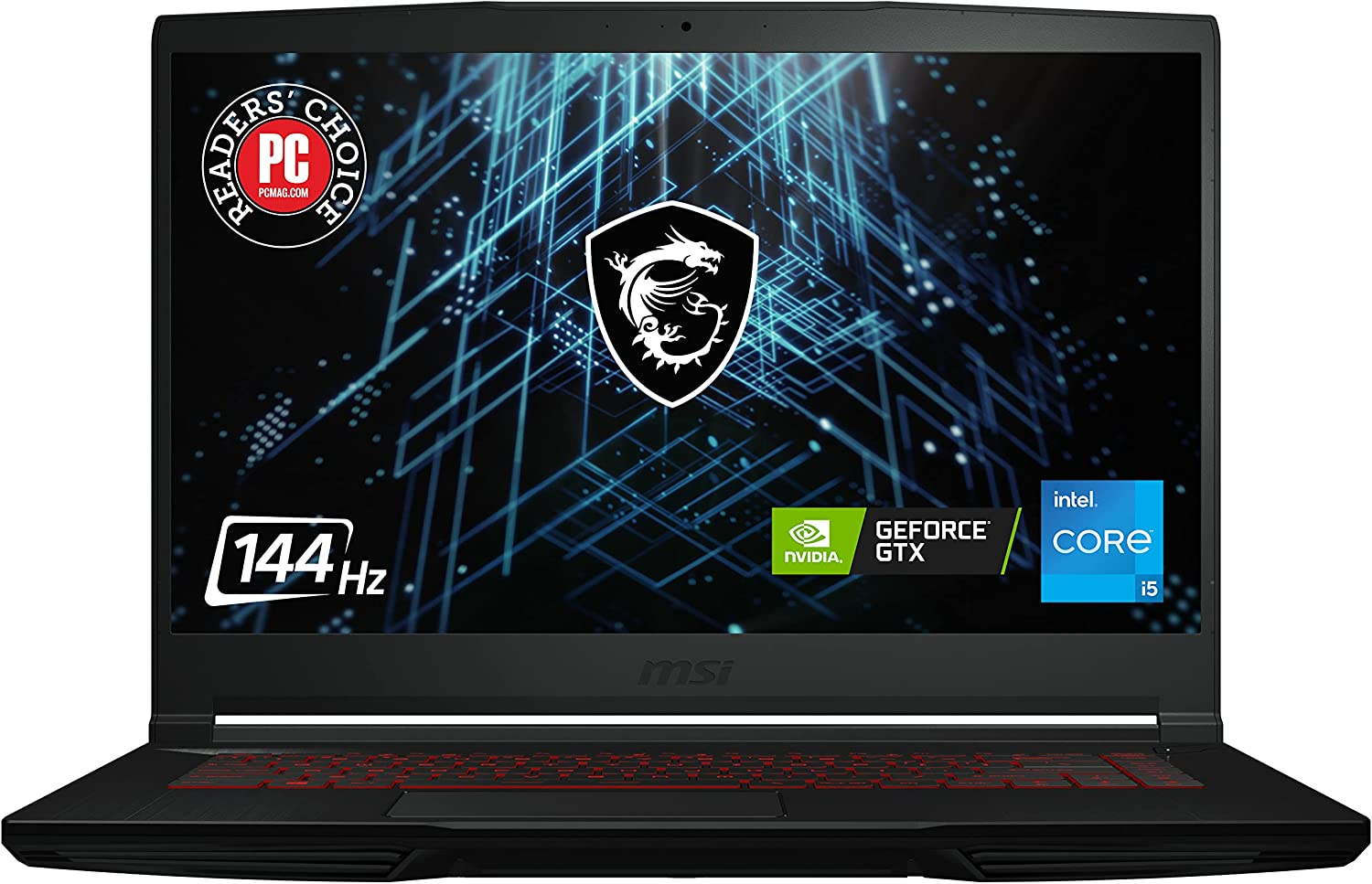 MSI GF63 15.6" 144Hz FHD IPS Gaming Laptop, 12Th Gen Intel 8-Core I5-12450H Processor, NVIDIA Geforce RTX 2050, 8GB RAM, 512GB Nvme SSD, Backlit Keyboard, Ethernet, Wifi, HDMI, Windows 11 Home image number 4
