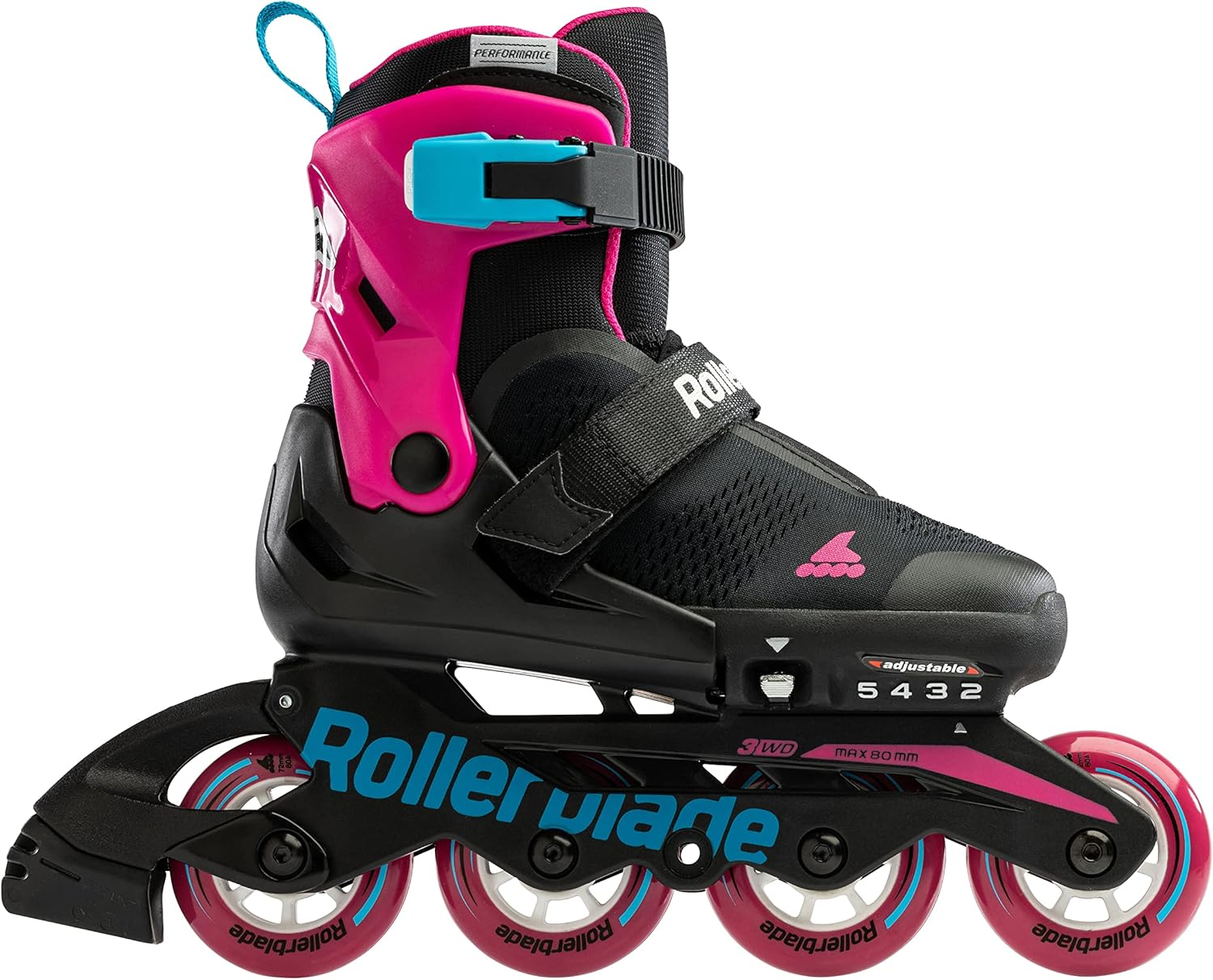 Rollerblade Microblade Free 3WD Kid'S Size Adjustable Inline Skate image number 2