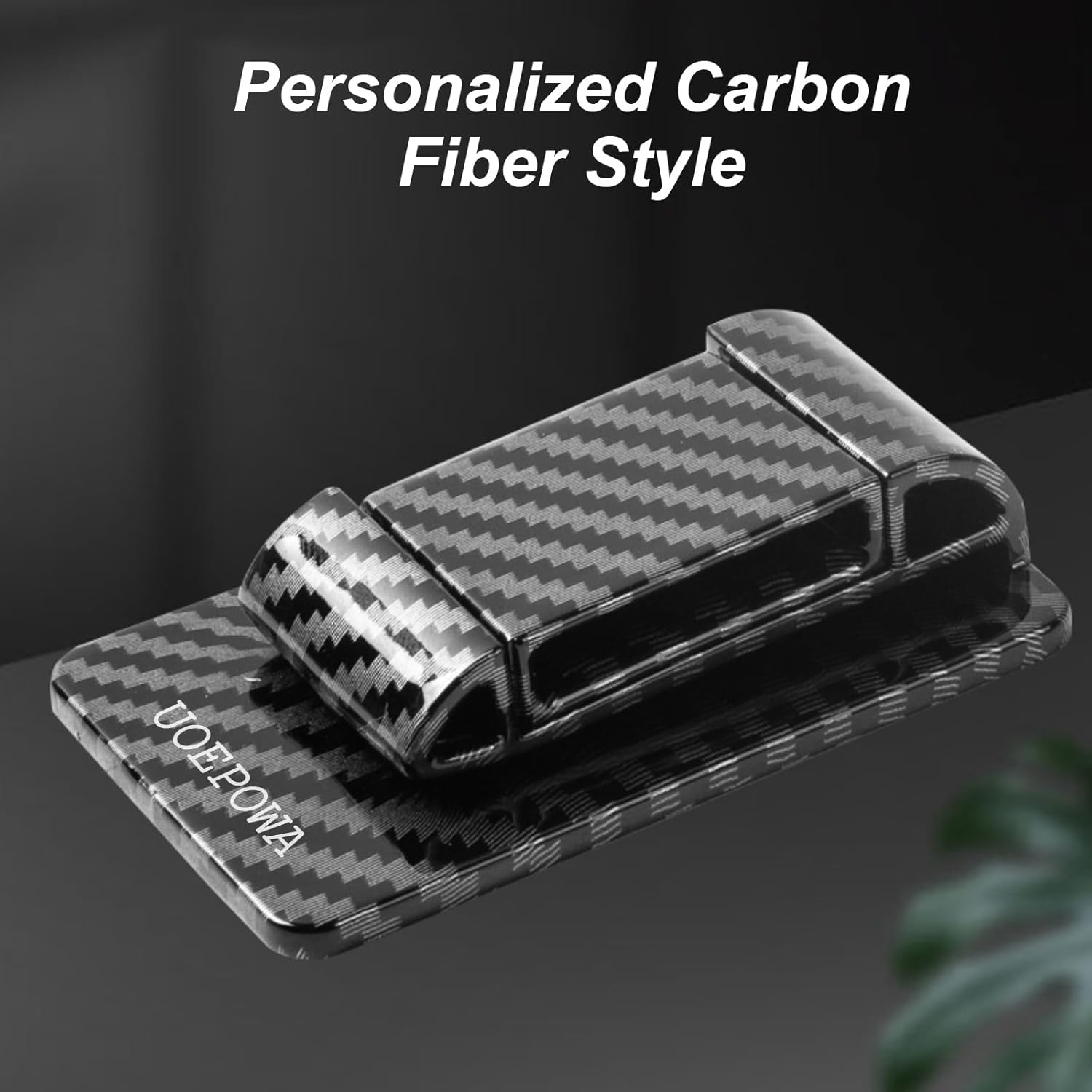 UOEPOWA Car Interior Seat Belt Holder, Universal Prevent Noise Auto Seat Belt Strap Positioner, Car Seat Belt Interior Accessories Compatible with Most Vehicle image number 1