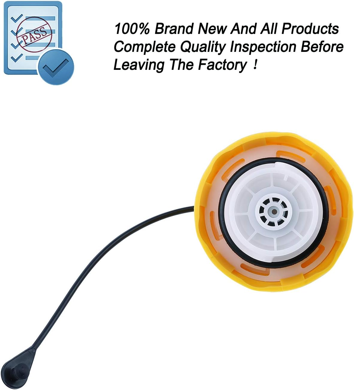 E85 Fuel Tank Filler Cap,Gas Cap Fit for Chrysler Dodge Jeep -2011-2019 Journey, 2014-2017 Cherokee, 2011-2013 Grand Cherokee， 2008-2019 Grand Caravan and More,Replace 52030379AB， 52030380AB，4766580AB image number 2