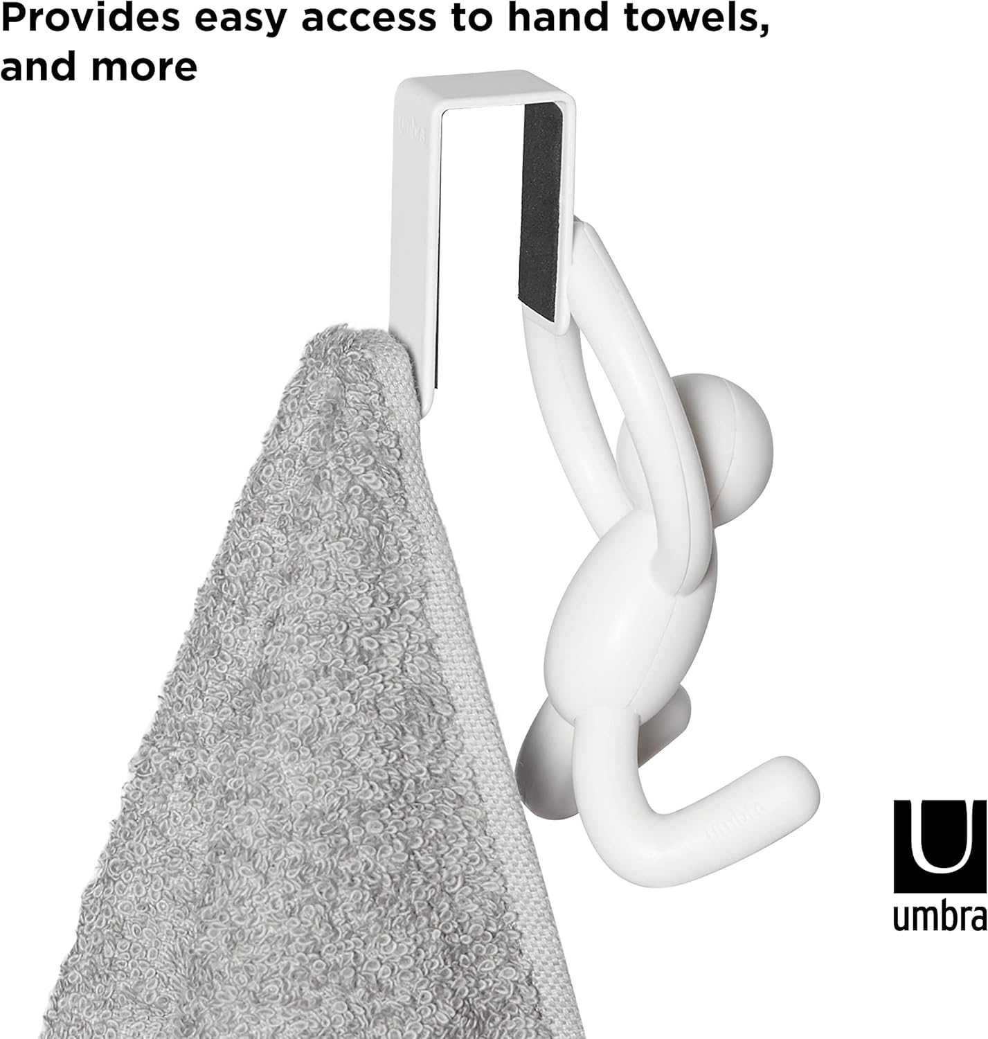 Umbra Buddy over the Cabinet Hook, White image number 2