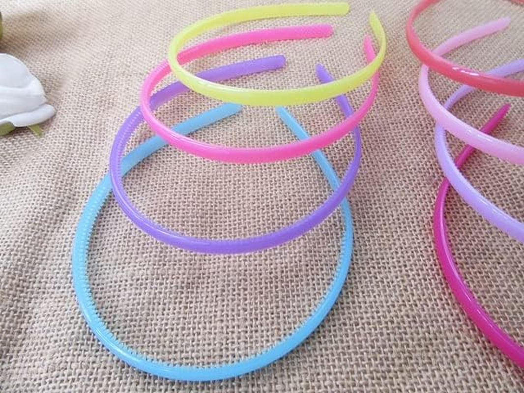 20Pcs New Thin Headbands Hair Band Hair Loop Candy Color image number 1