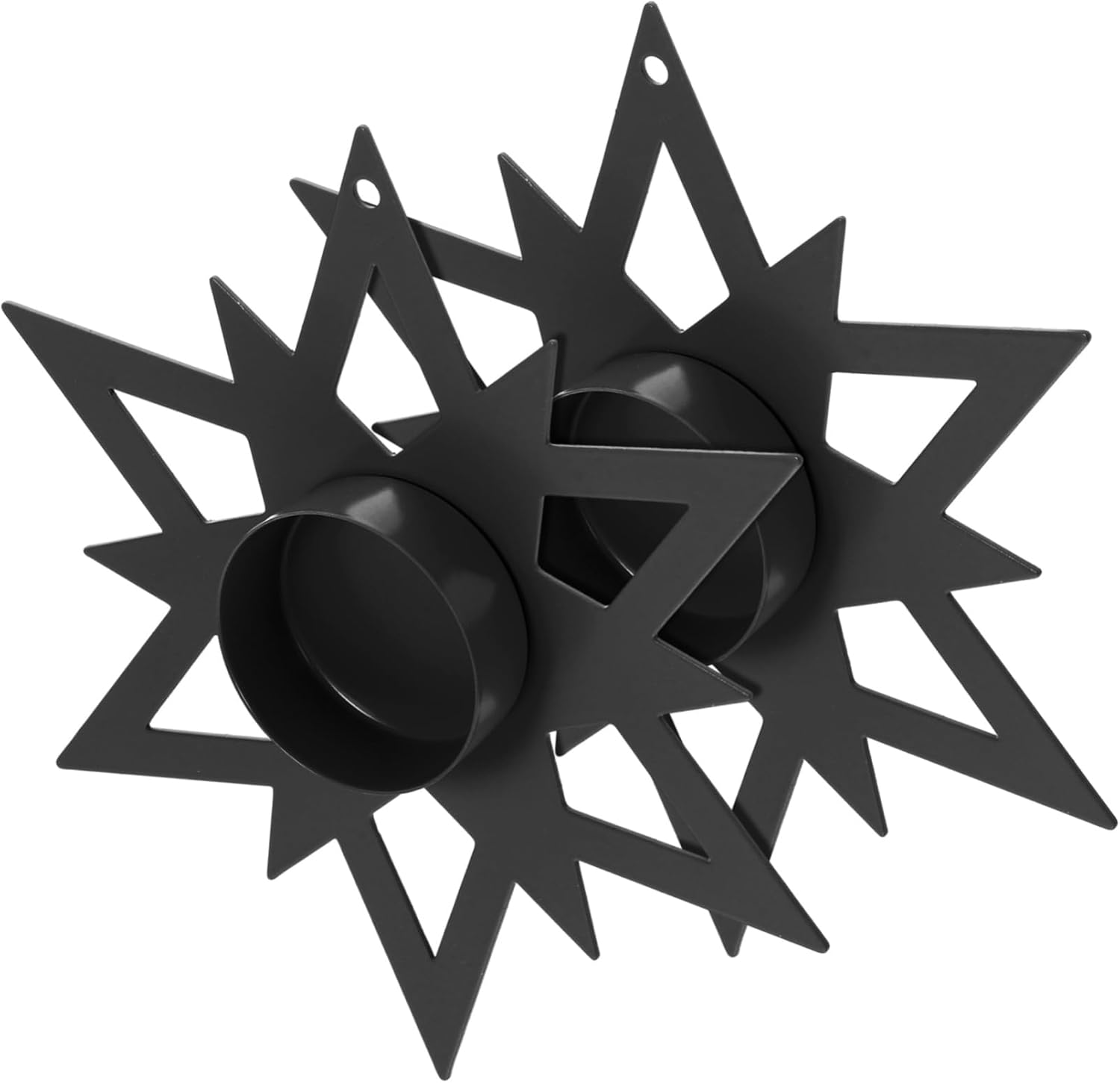 Yardenfun 2Pcs Vintage Metal Taper Candle Holders Candlestick for Home Decor Festival Parties Anniversary Celebrations Elegant and Heat-Resistant Design