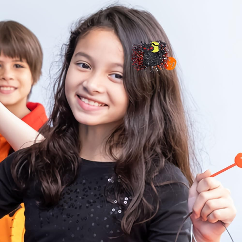 XFSRG Hair Clips Women Girls Halloween Hair Clips Small Gothic Hair Accessories Hairpin for Party and Costume image number 6