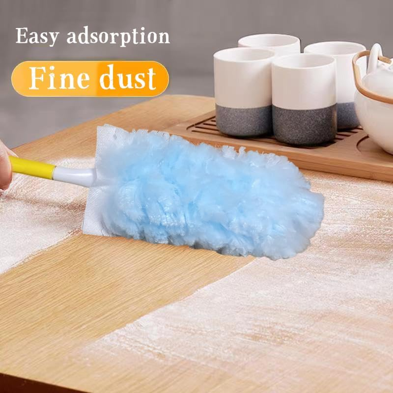 40 Count Duster Refills Kit for Swiffer Duster,360&deg; Heavy Duty Duster Refills, Disposable Microfiber Duster for Cleaning Home (40 Count Refills+2Handle)