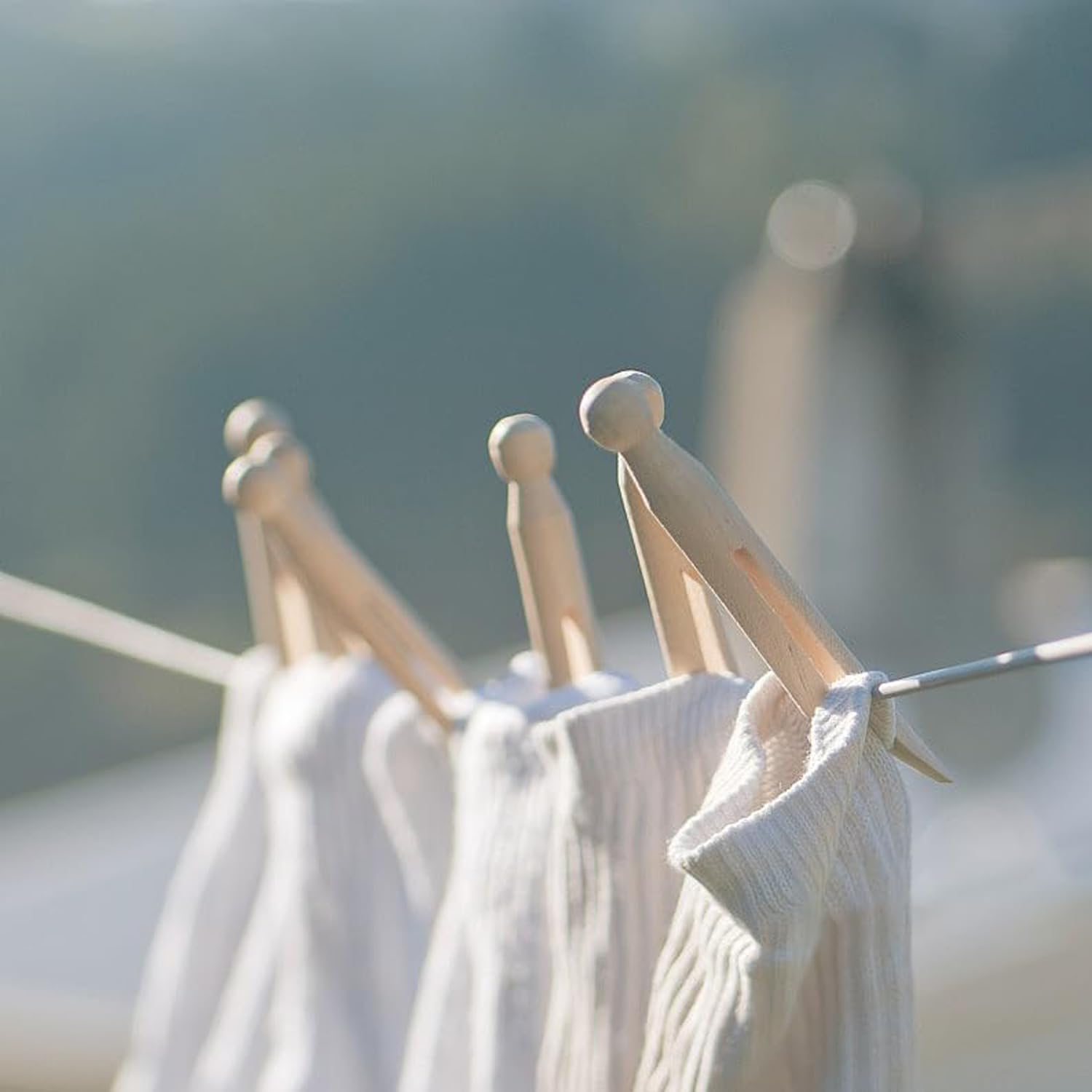 Lexziuo 10PCS Wooden Clothespin Dolls - Unpainted DIY Craft Peg Dolls for Wedding Cake Toppers, Baby Showers, Unique Home Decor & Keepsakes