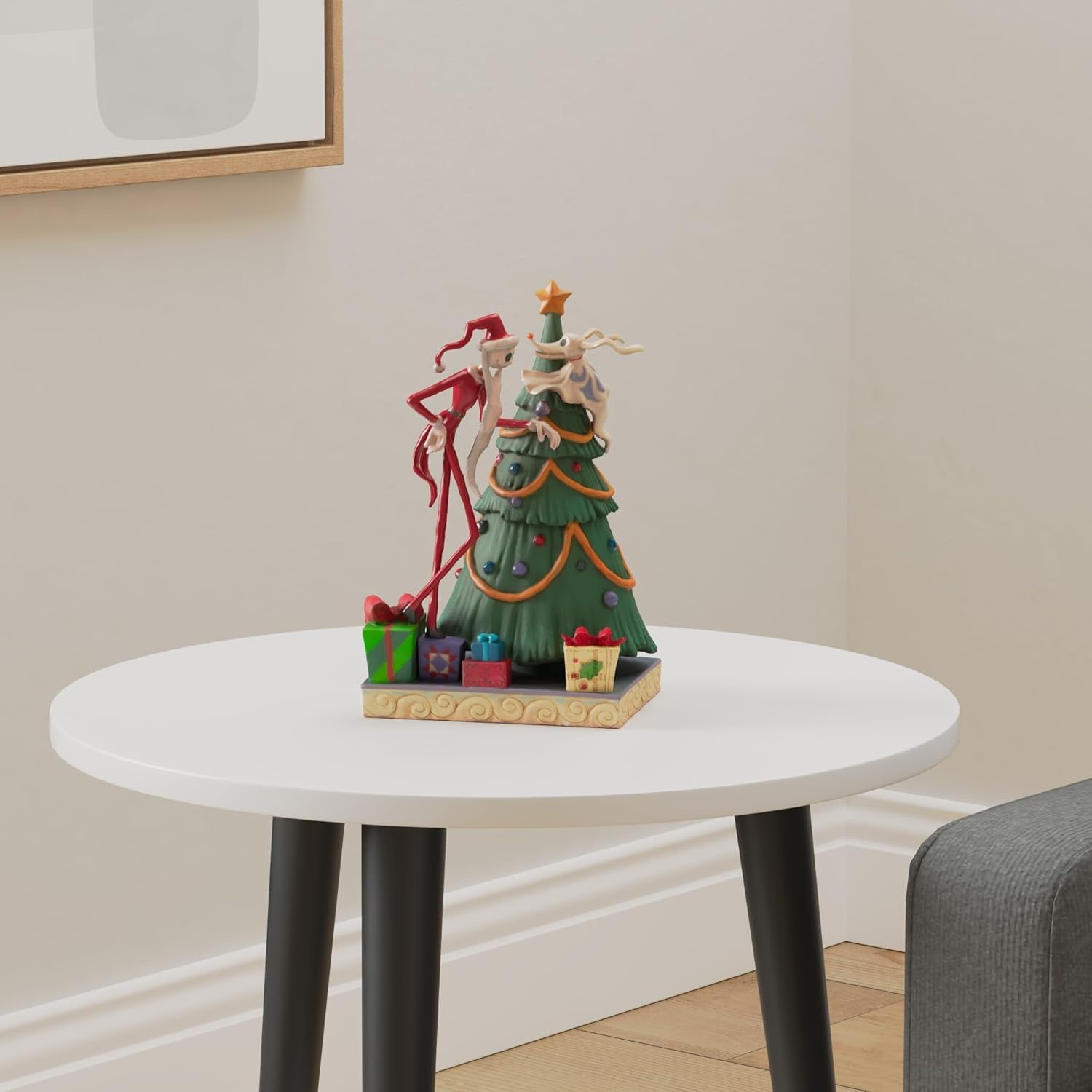 Enesco - Disney Traditions - Nightmare before Christmas - Santa Jack and Zero with Tree 10.8" Figure