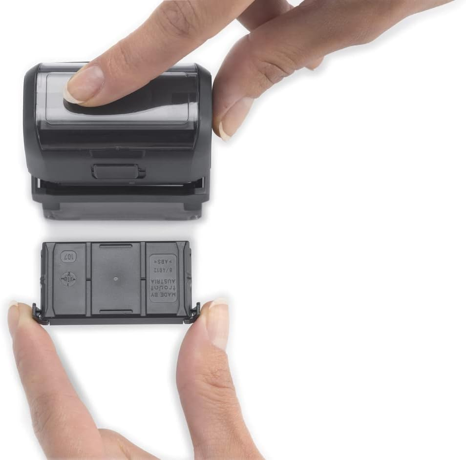 Trodat Swop Pads 6/4912 Replacement Ink Pads - Black, Pack of 2 - Blue image number 5