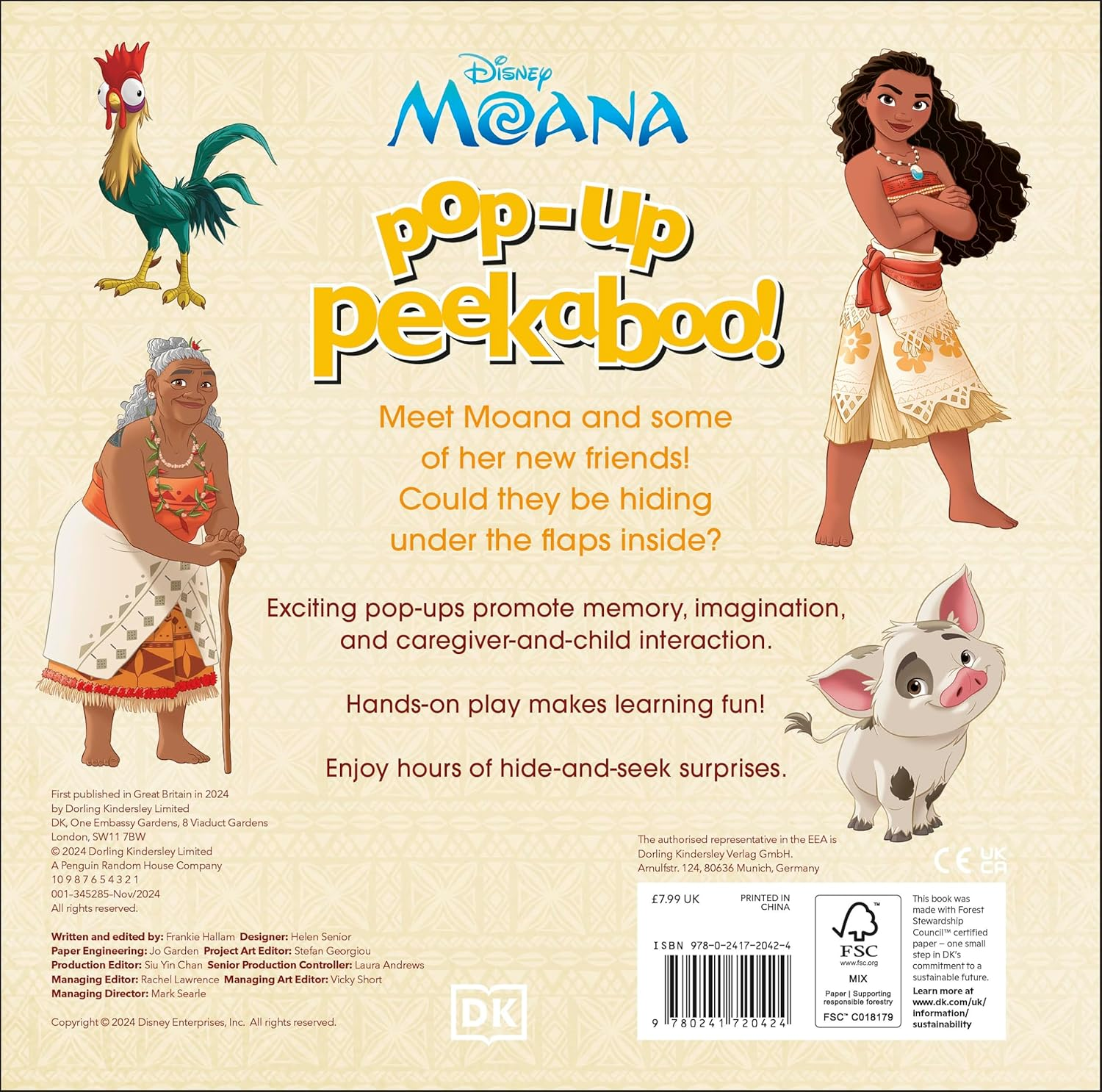 Pop-Up Peekaboo! Disney Moana image number 5