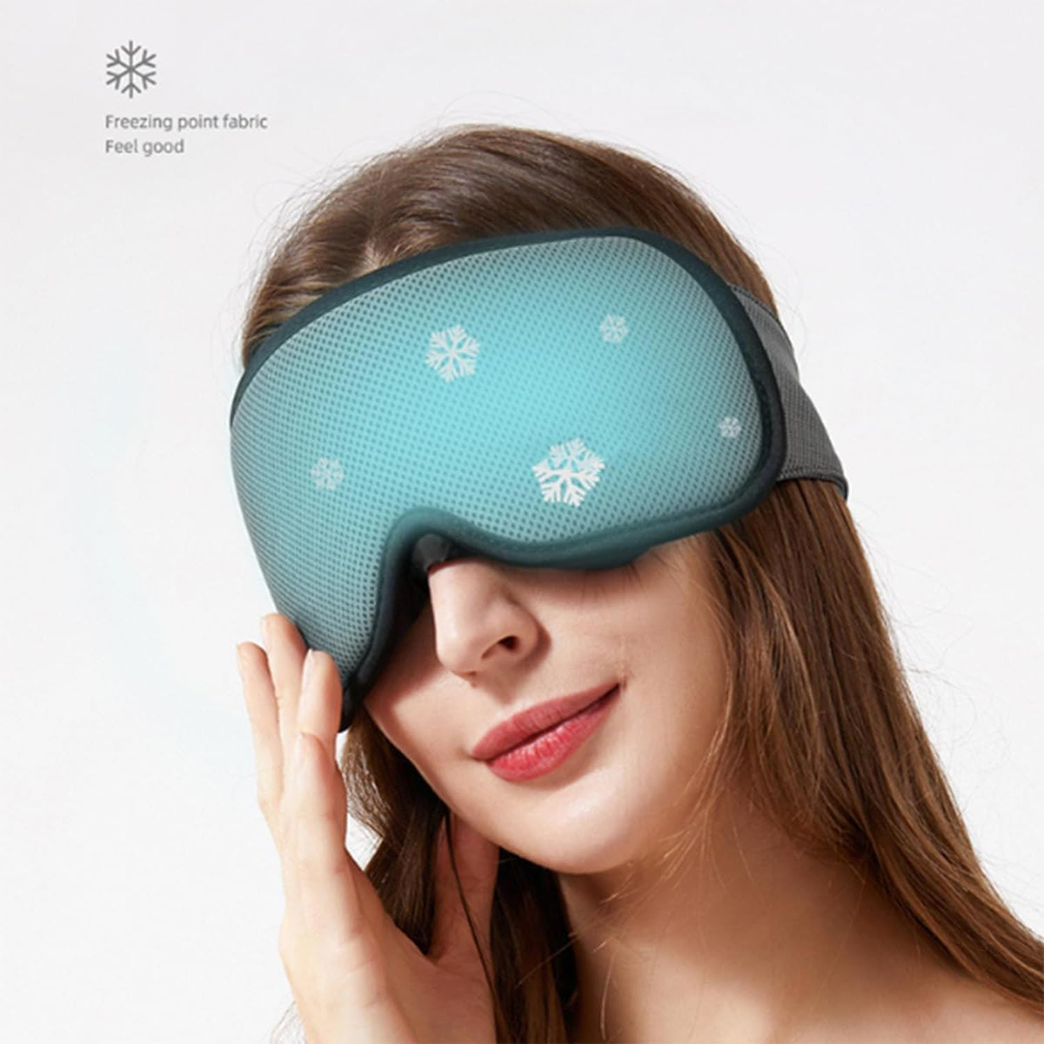 Sleep Mask Blackout, Breathable Memory Foam Zero Pressure Sleeping Mask for Side Sleeper Airplane Blindfold with Travel Pouch Earplug- Best for Side Sleeper and Kids Women Men