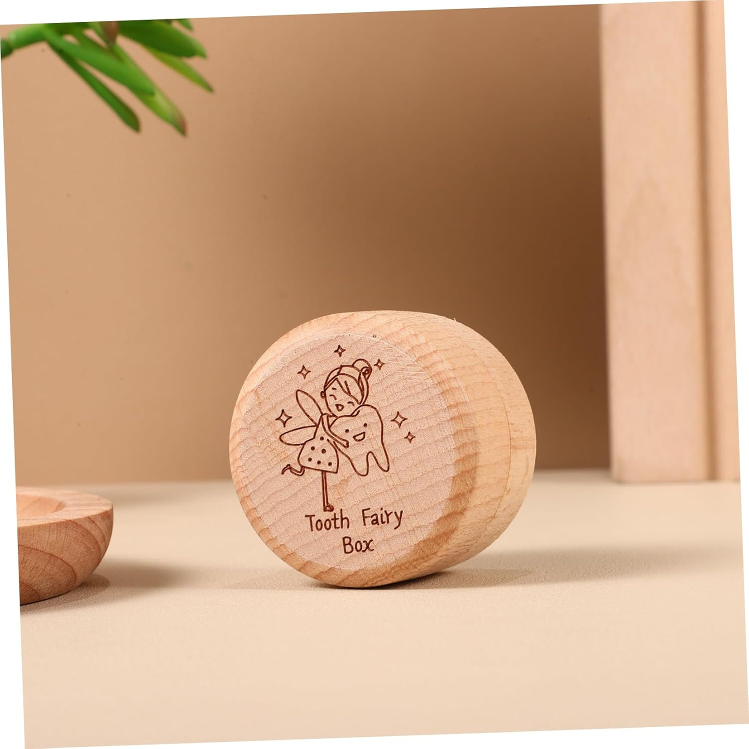 Wooden Tooth Keepsake Box Baby Tooth Holder for Boys and Girls Boys Girls Lost Storage Organizer Memory Keeper image number 6