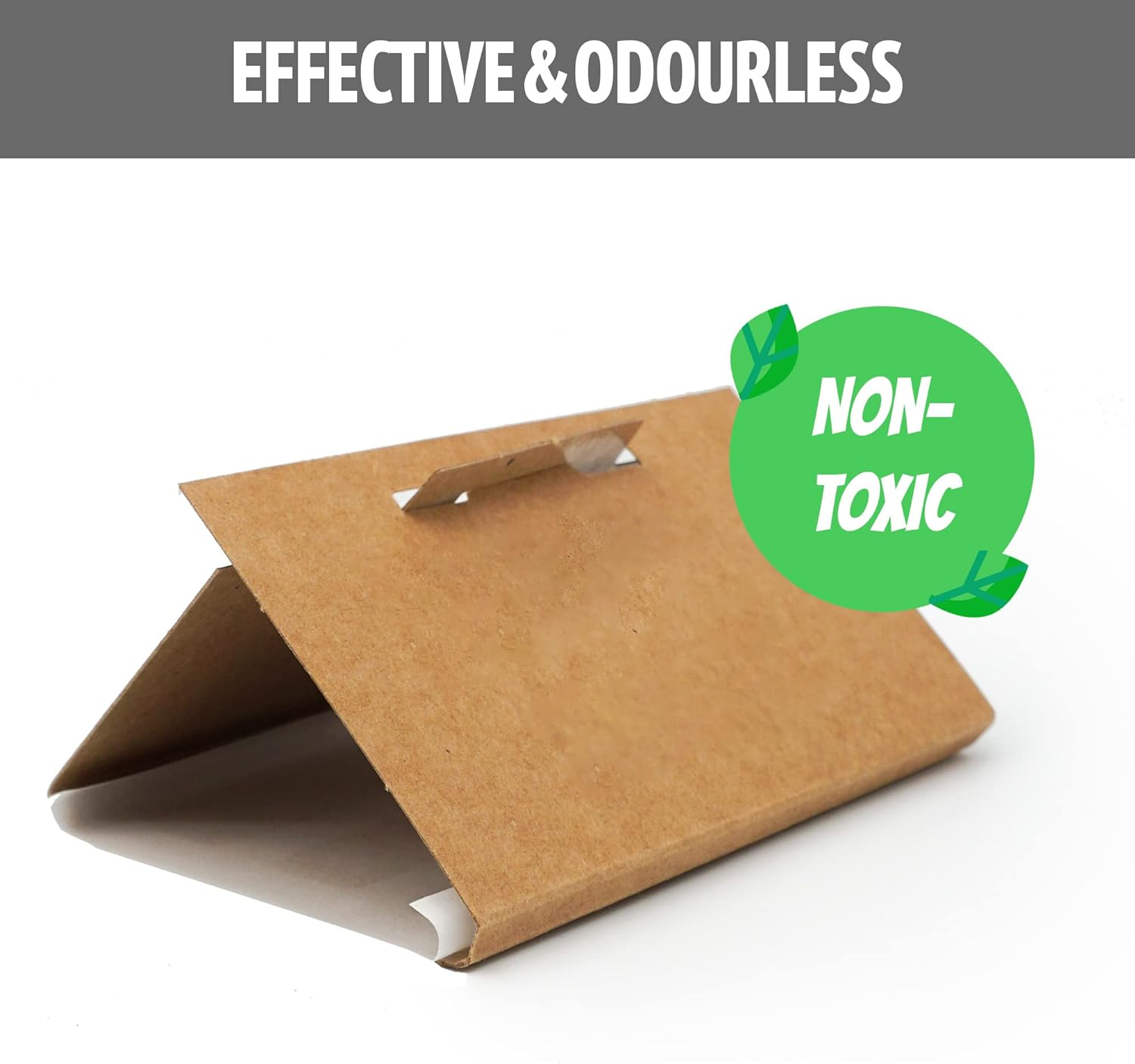 Super Ninja Silverfish Trap - 3 Pack - Ecological Silverfish Killer - Non-Toxic and Easy-To-Use - Highly Effective up to 3 Months