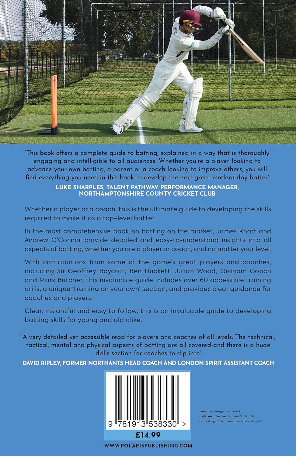 Batting: a Comprehensive Modern Guide for Cricket Players and Coaches image number 1