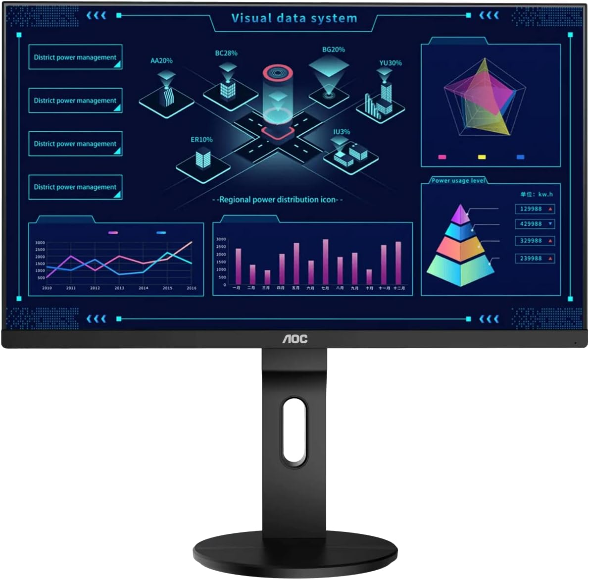 Aoc Q2790PQ 27 Inches 2560 X 1440 IPS Business Monitor image number 1