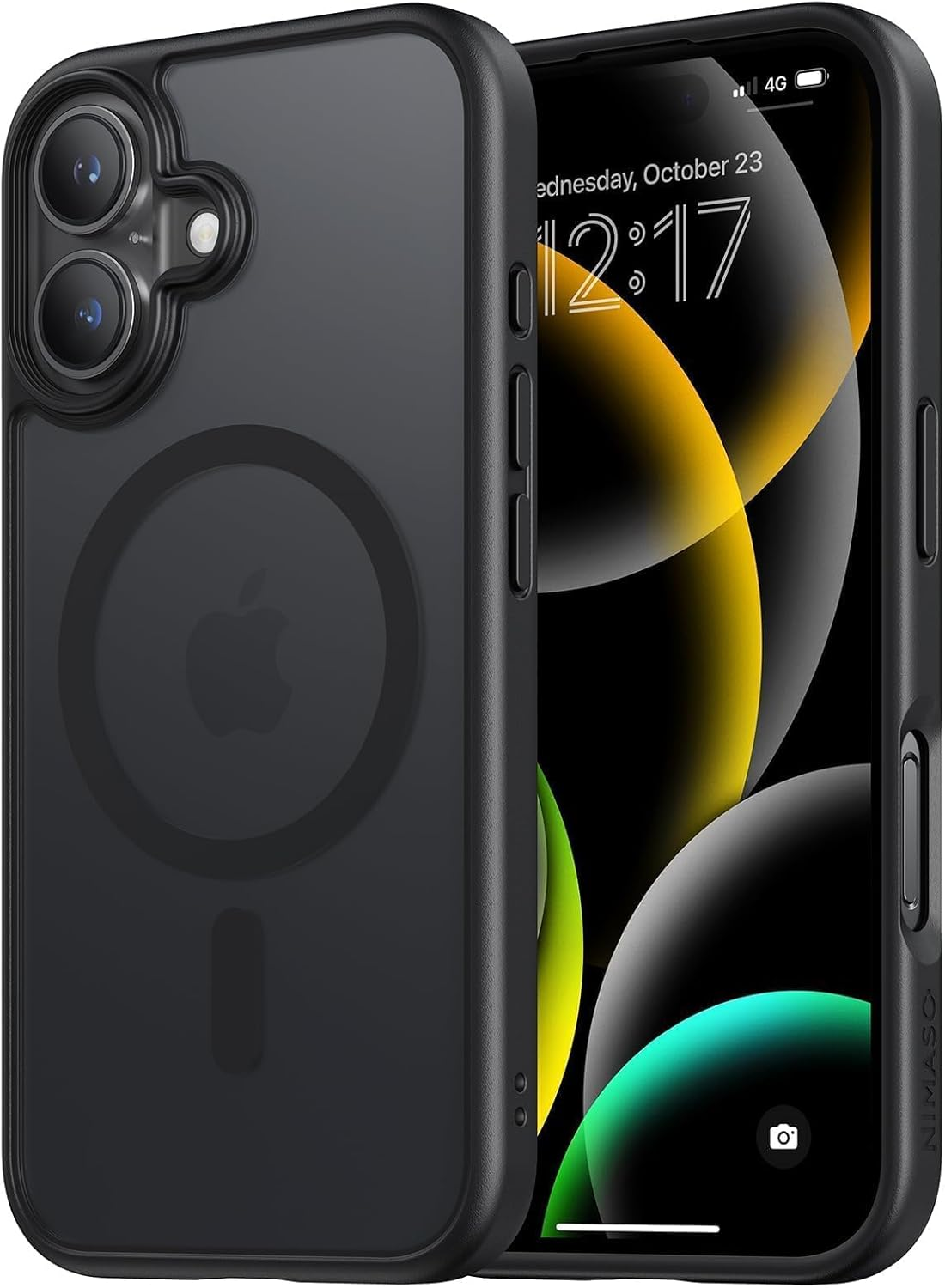 NIMASO for Iphone 16 Pro Max Case,Compatible with Magsafe,Shockproof Military-Grade Protection Cover, Slim Anti-Scratch Magnetic Phone Case for Iphone 16 Pro Max (6.9 Inch)